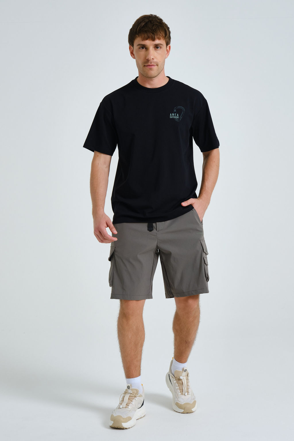 Шорты текстильные Серый - Anta фото 2