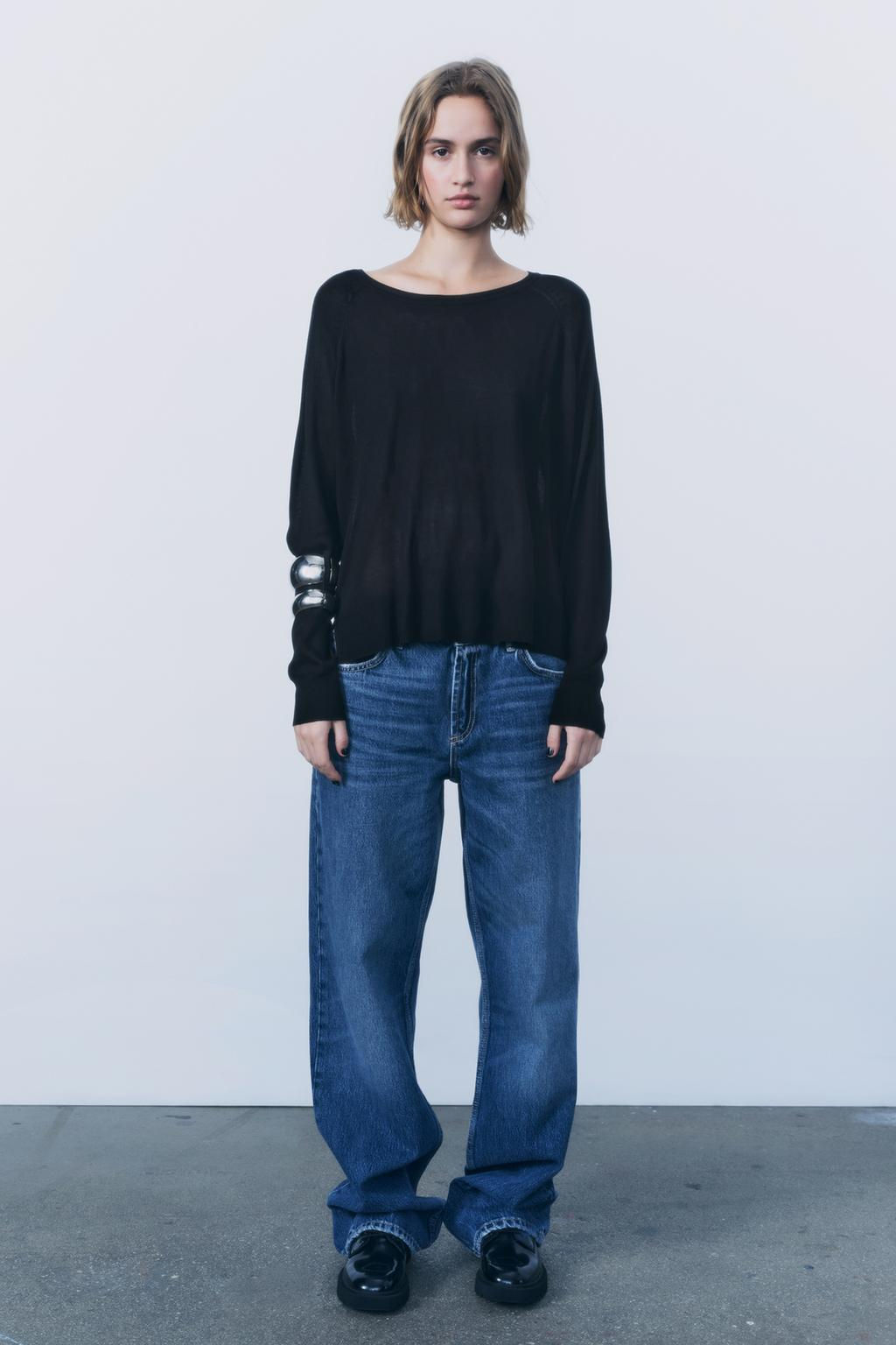 BASIC FINE KNIT SWEATER - Zara фото 22