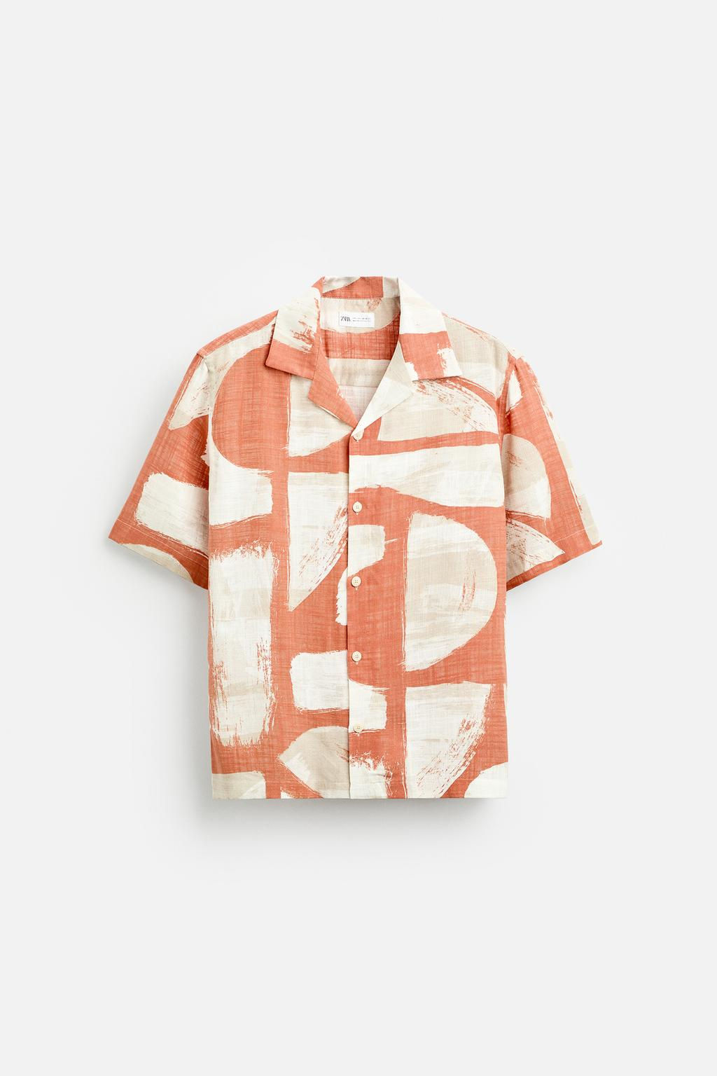 ABSTRACT PRINT SHIRT - Zara фото 6