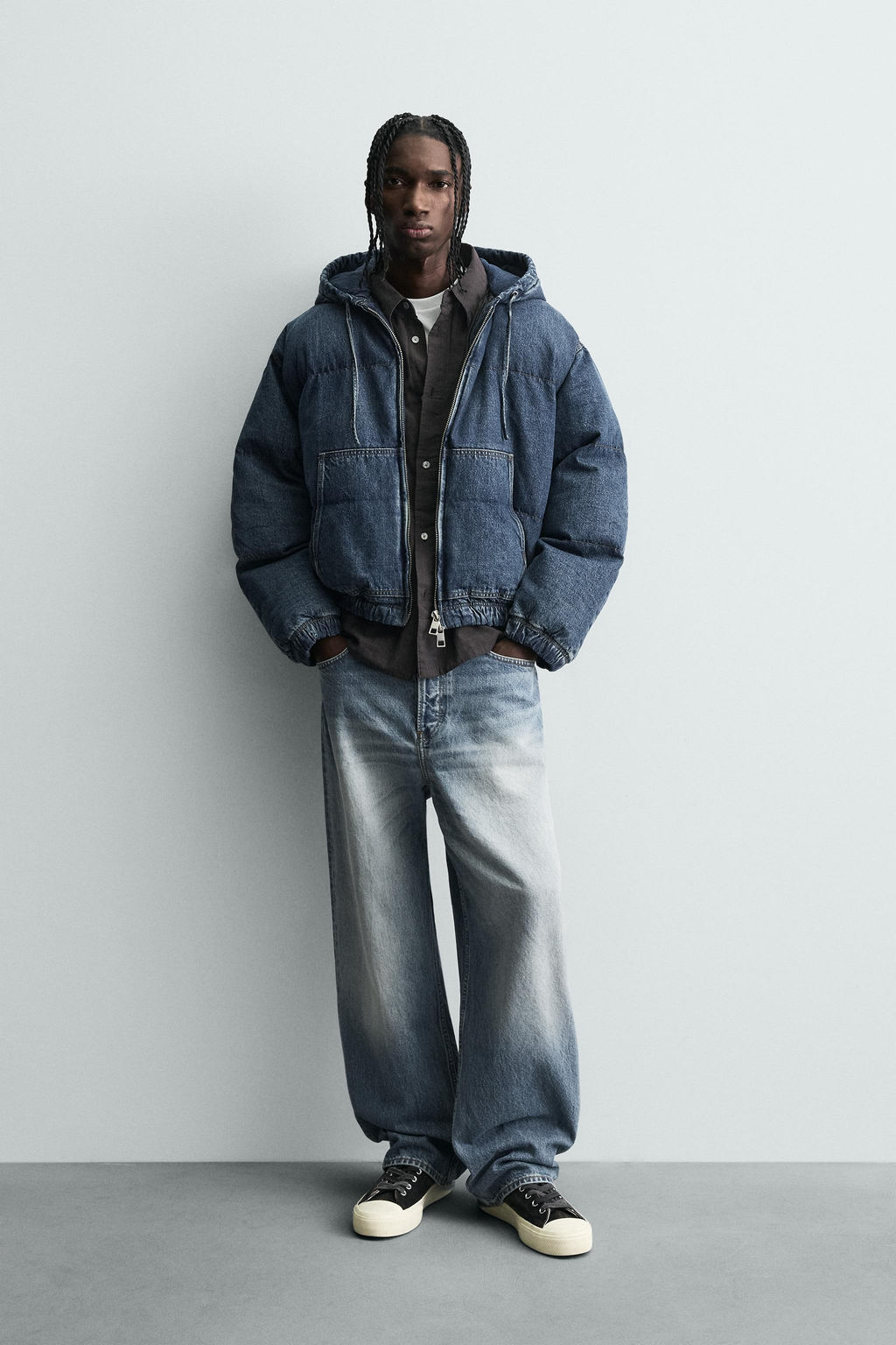 QUILTED DENIM JACKET