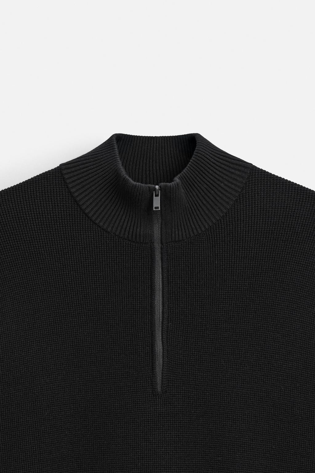 QUARTER-ZIP SWEATER - Zara фото 9