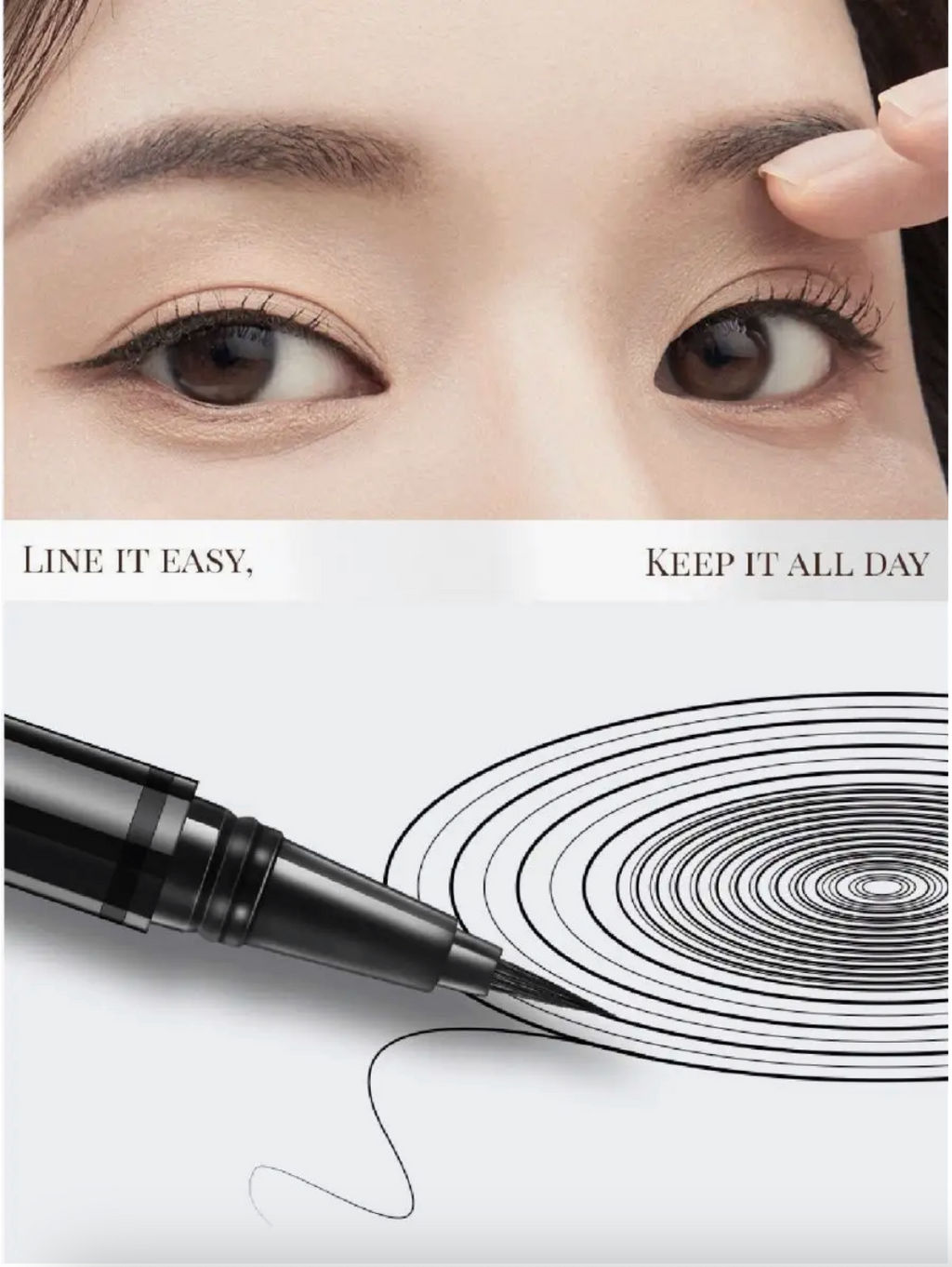 Водостойкая подводка для глаз - Handaiyan фото 5