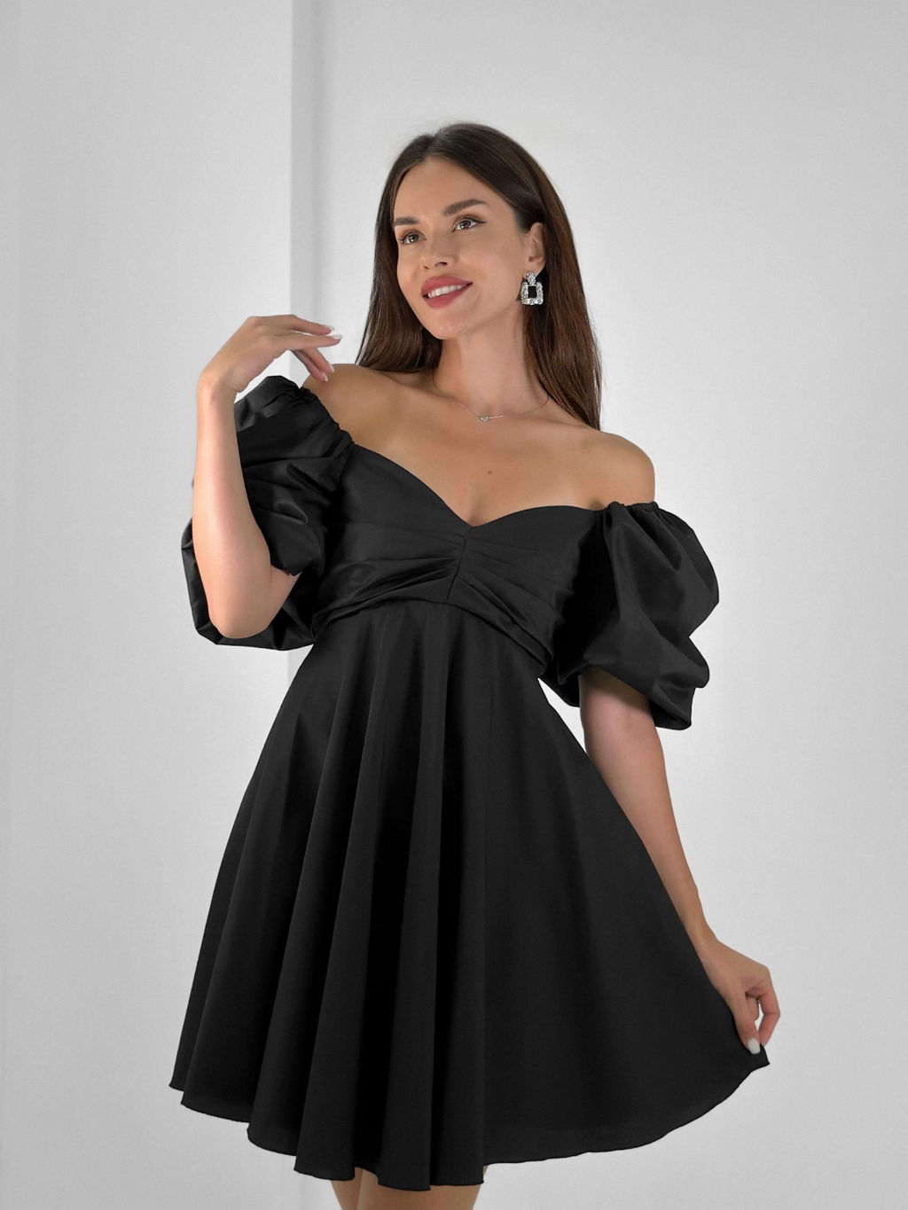 Платье Элия (черный) - Nadi bordo фото 2