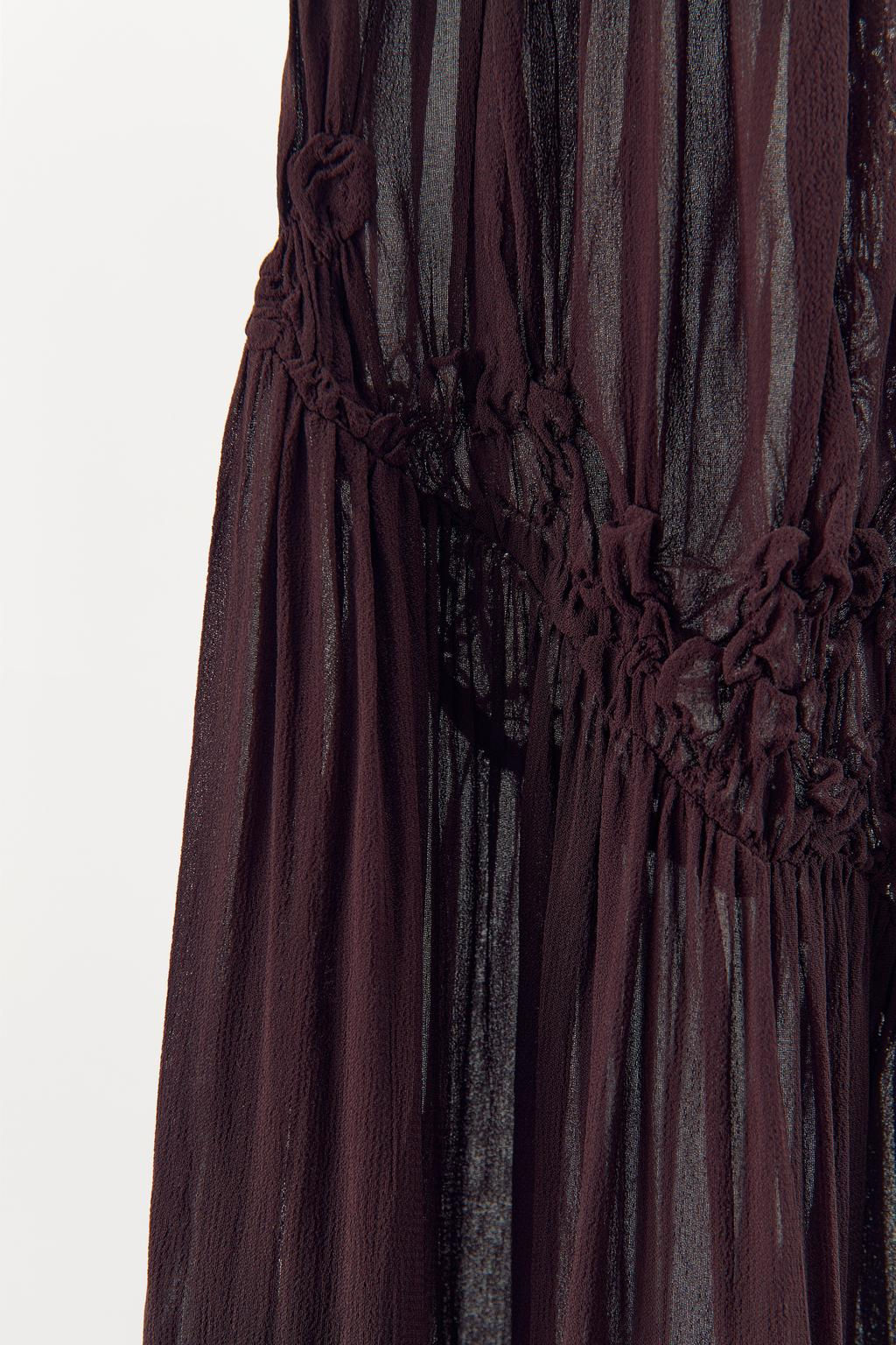 LACE TEXTURE DRESS - Zara фото 7