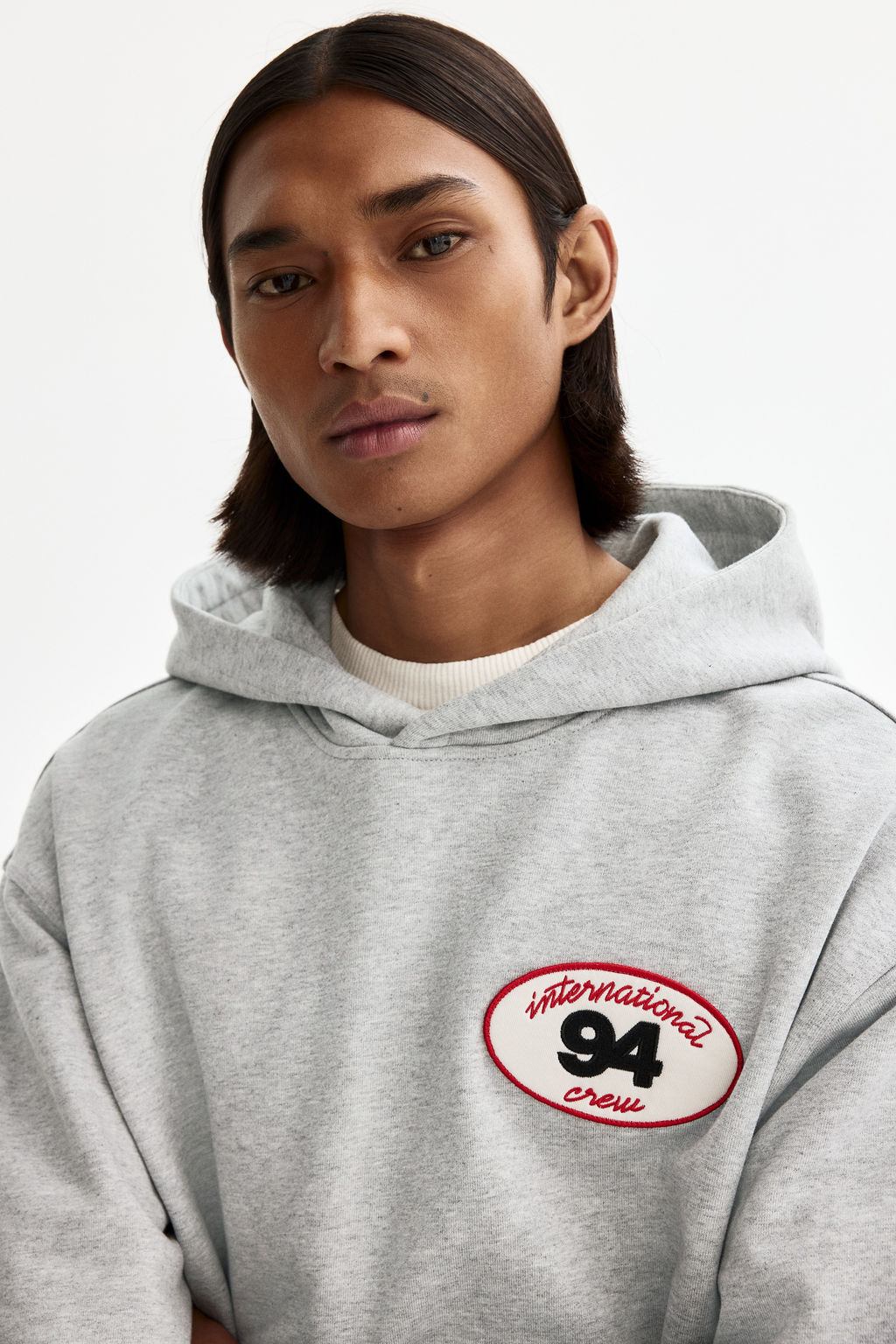 Sudadera con motivo y capucha Loose Fit - H&m фото 7