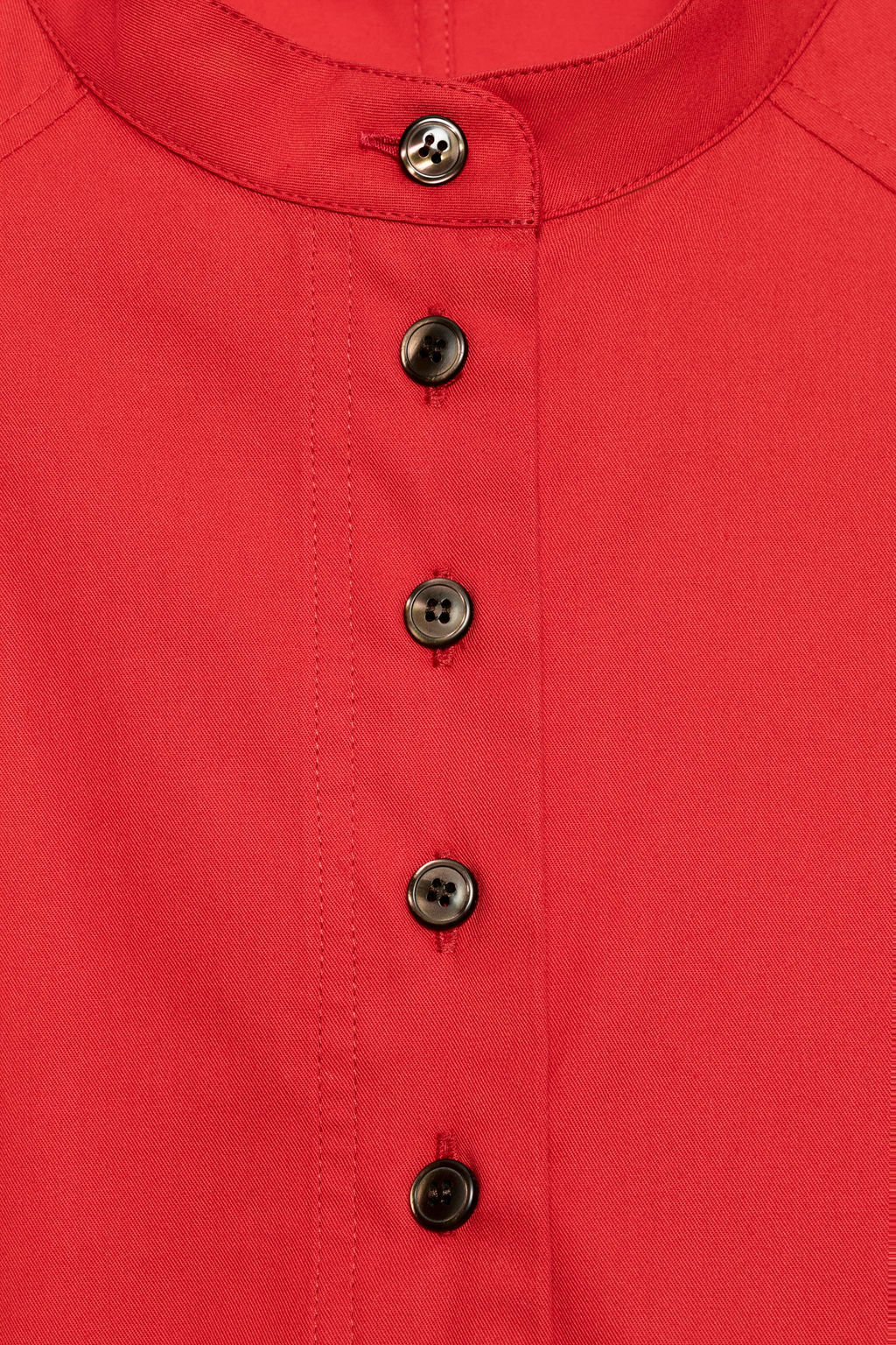 CAMISA MANGA ABULLONADA ZW COLLECTION / Rojo - Zara фото 7