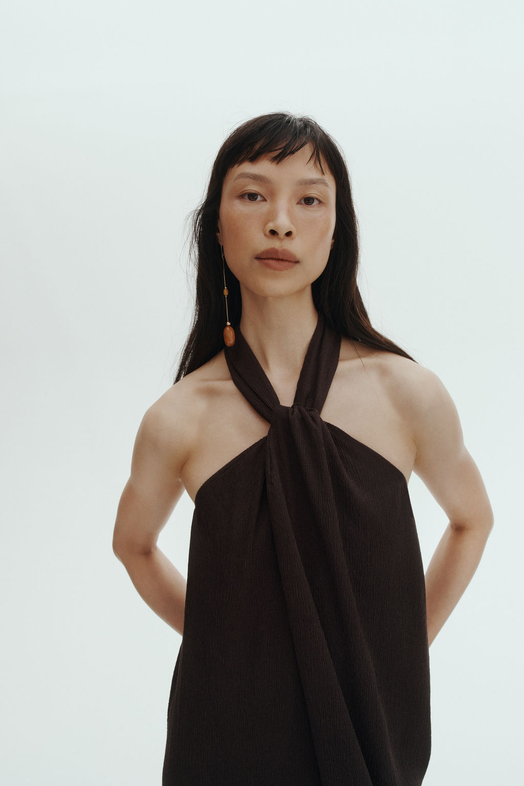 Vestido halter con detalle girado - H&m фото 5