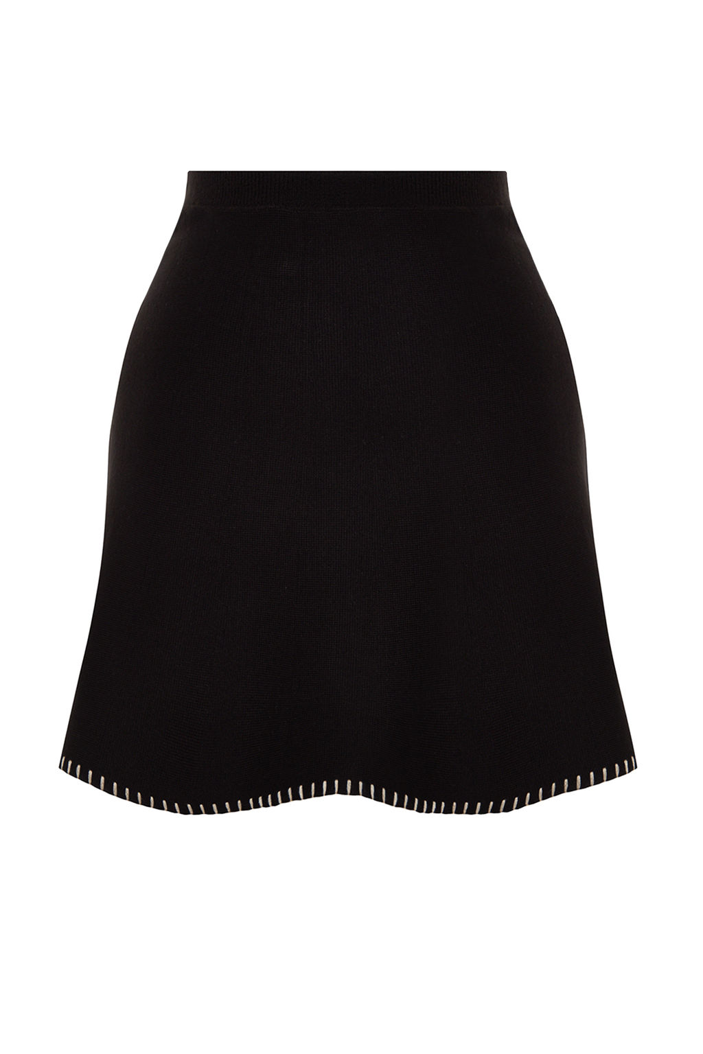 TRENDYOLMILLA Antrasit Mini Pamuklu Triko Etek TWOAW24ET00067  фото 8