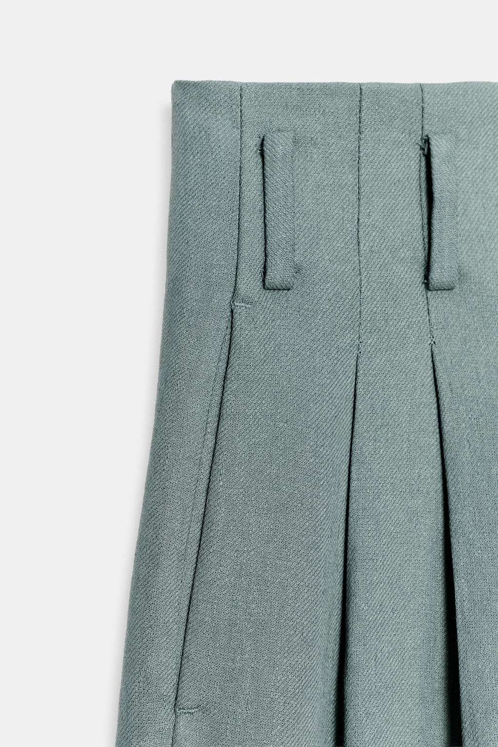 PANTAL?N PINZAS CON LINO ZW COLLECTION / Azul / Gris - Zara фото 7