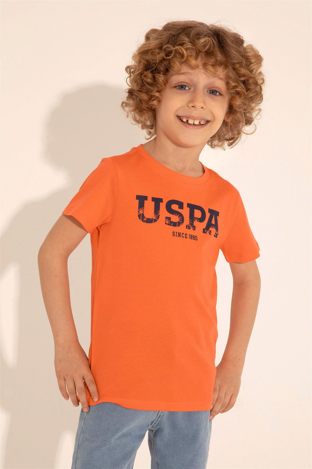 Базовая футболка с цветком граната для мальчиков - U.s. polo assn фото 5