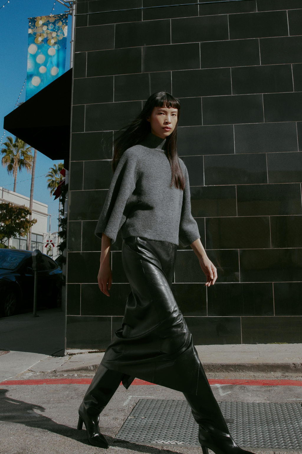 JERSEY PUNTO MANGA ANCHA / Gris vigor? - Zara фото 6