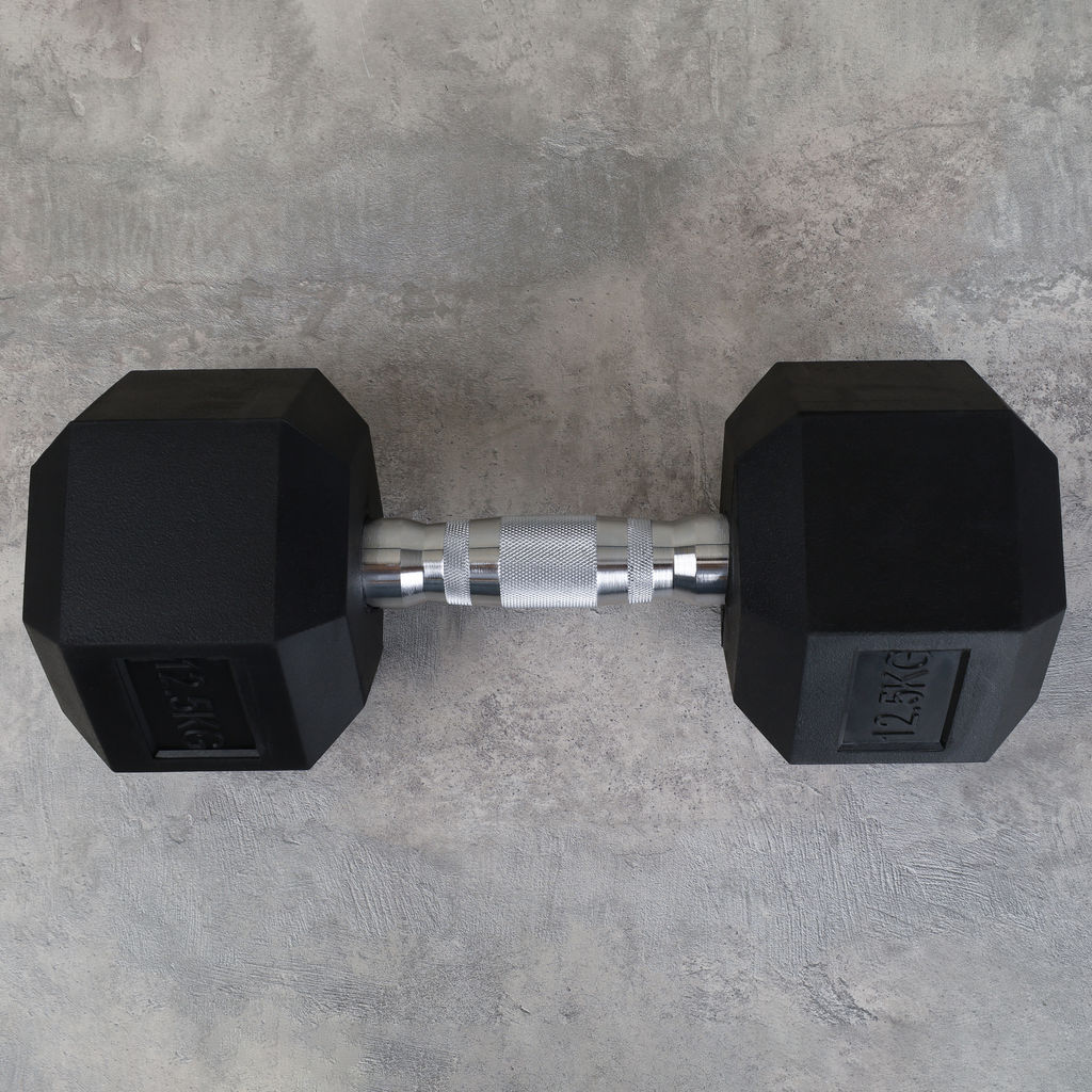 Гантель гексагональная Woohooo Pump / WP-12,5В / 12,5 кг / черный / уп1 - ГалеонТрейд фото 3