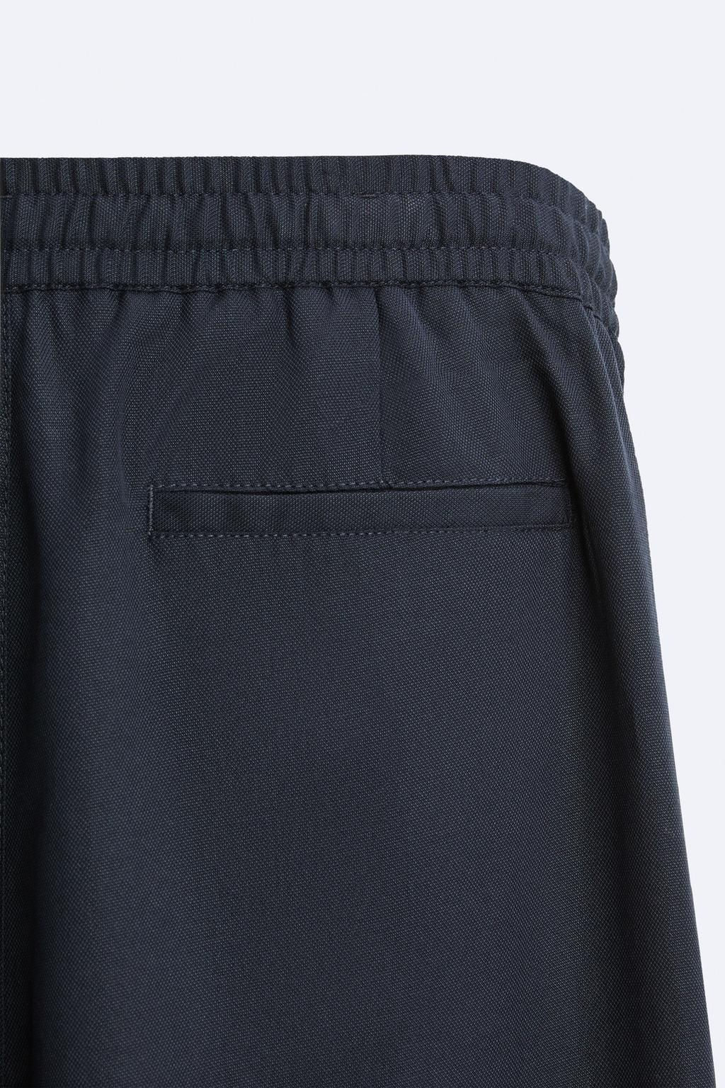 LYOCELL JOGGER WAIST TROUSERS - Zara фото 11