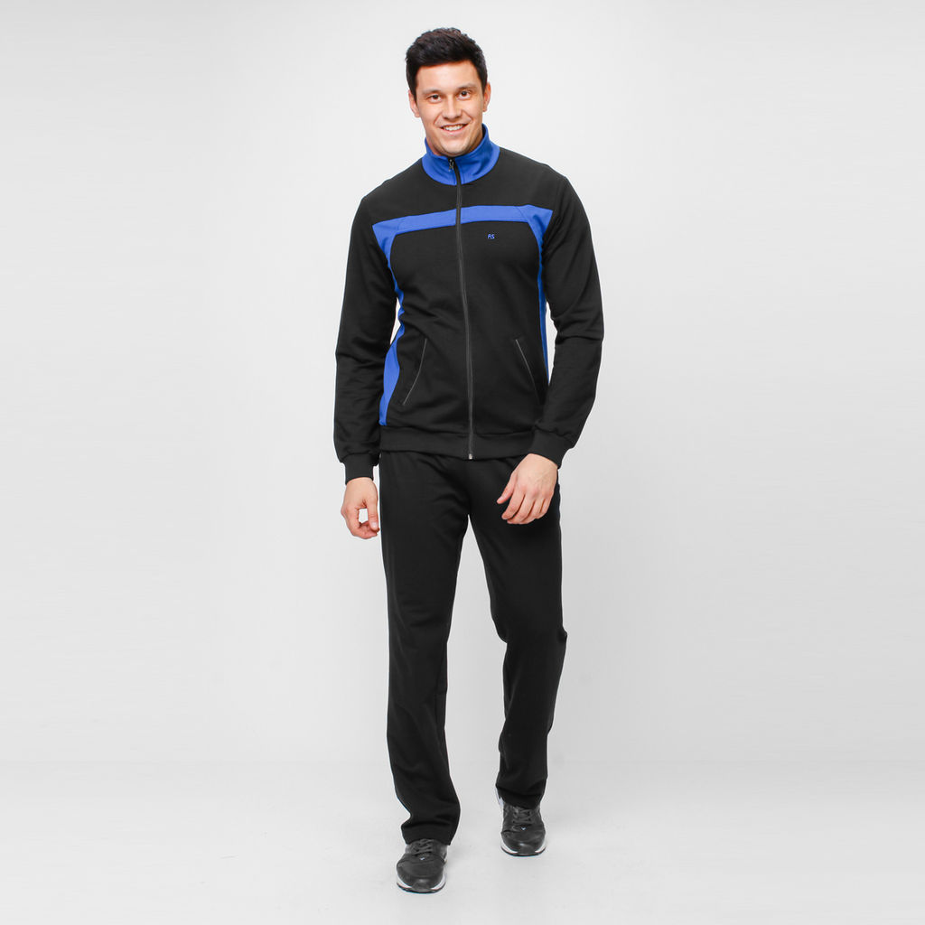 RODOS Спортивный костюм мужской весна/лето М-187 Синий/Меланж  фото 53