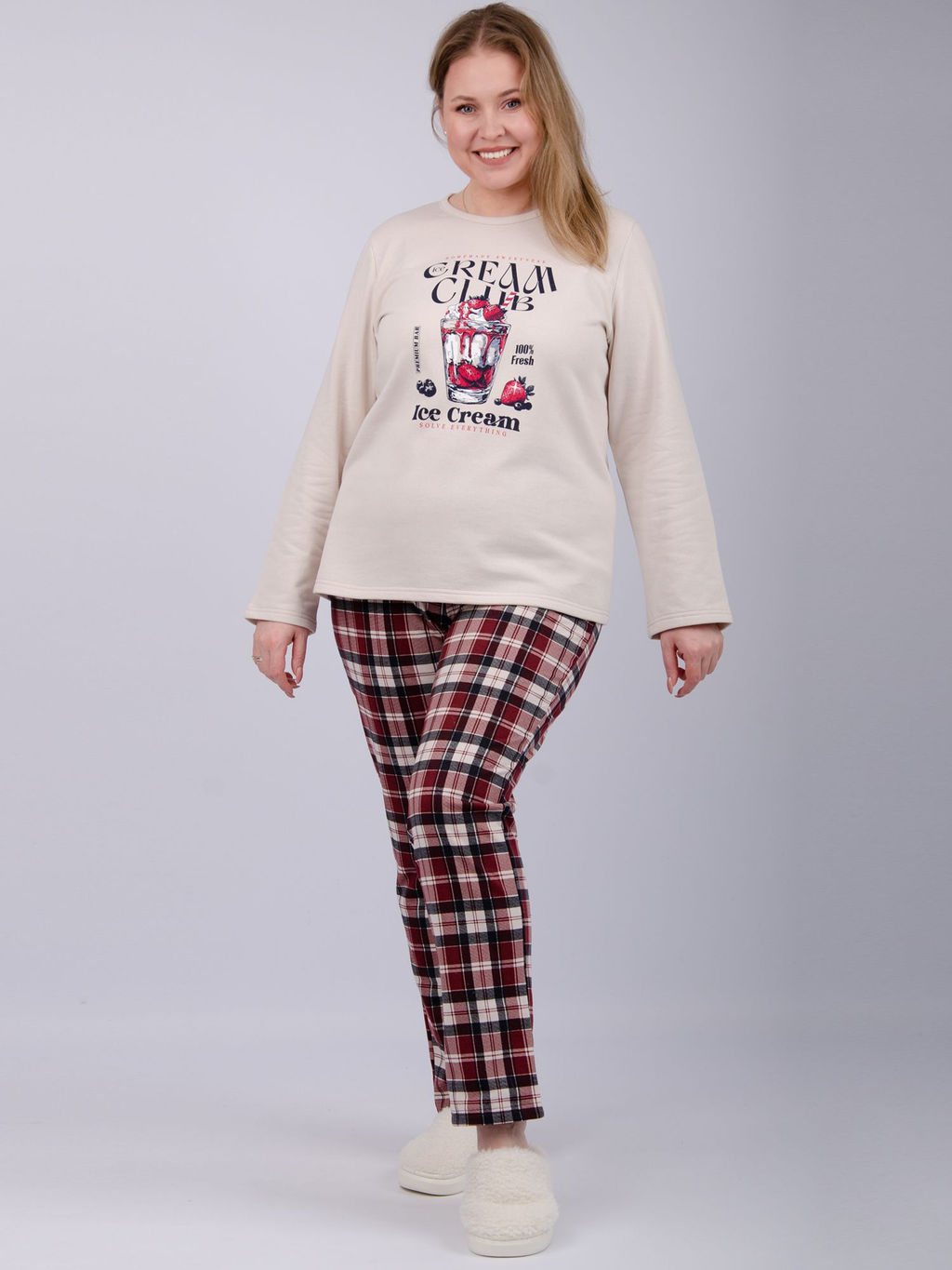 Пижама "Десерт", футер начёс