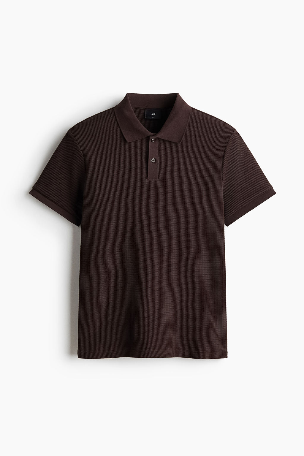 Polo en punto gofrado Slim Fit - H&m фото 2