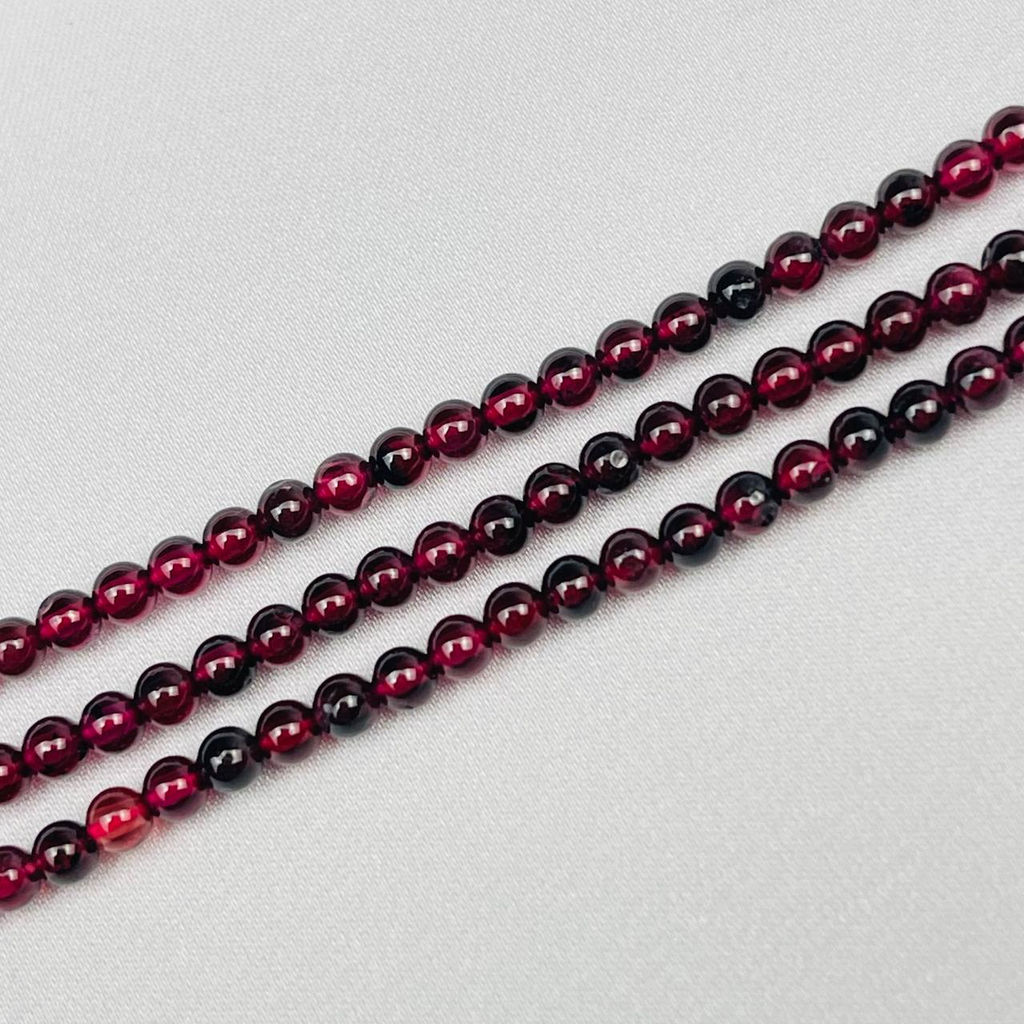 Бусины для украшений из Граната (130 бусин)