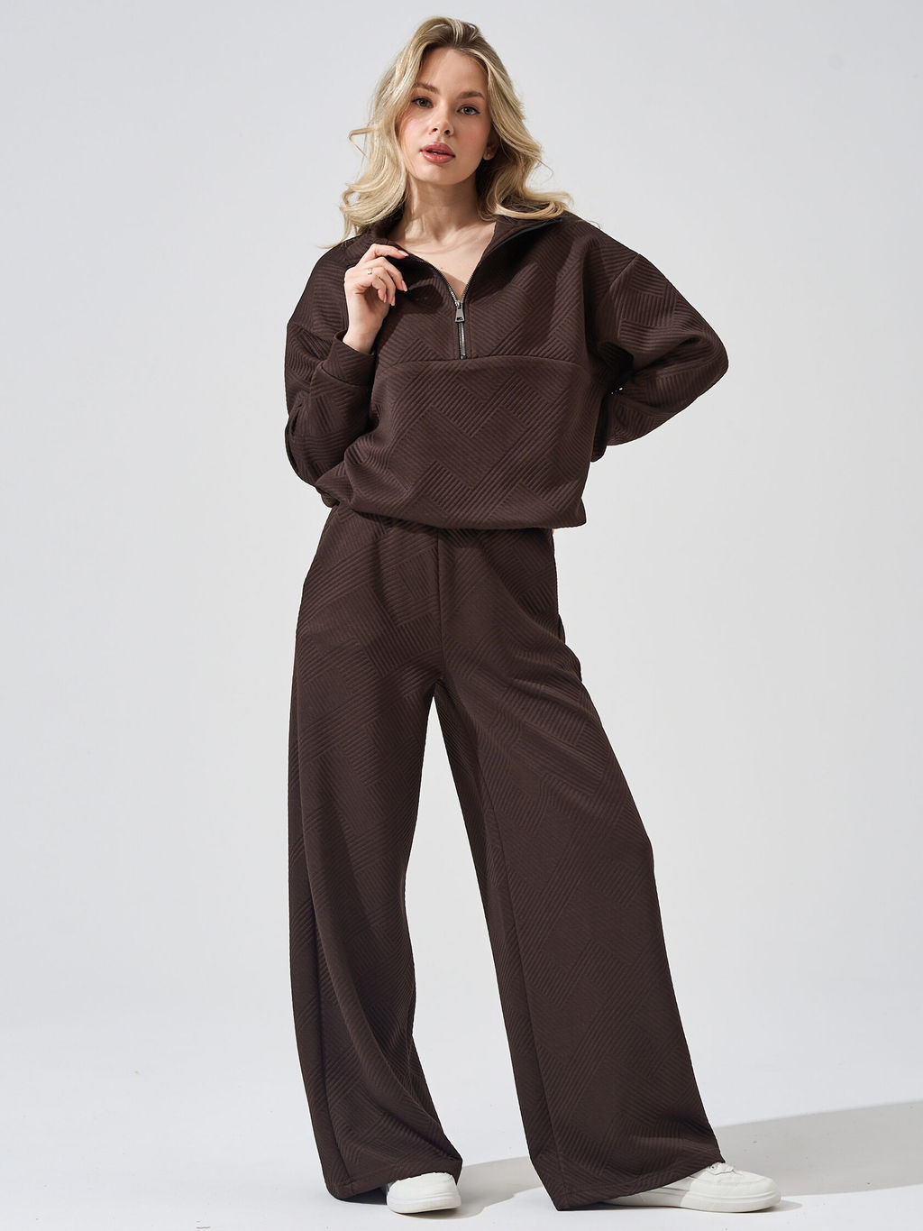 Костюм в стиле спорт-шик Жаккард - Оптима фото 12