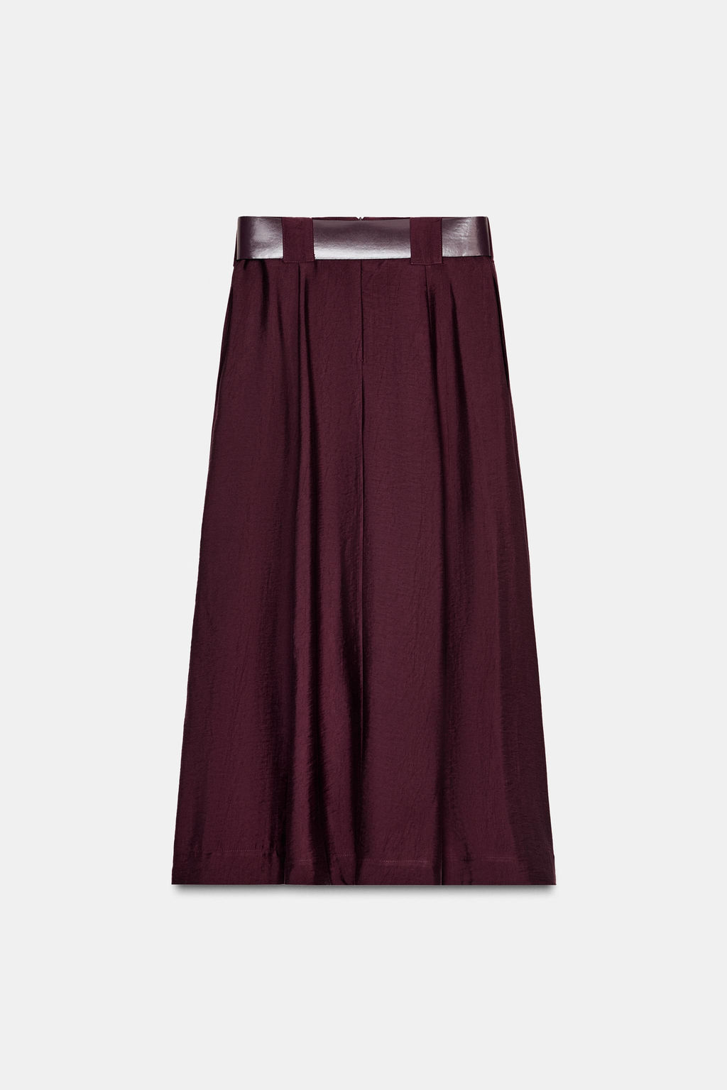 BELTED MIDI CAPE SKIRT - Zara фото 6