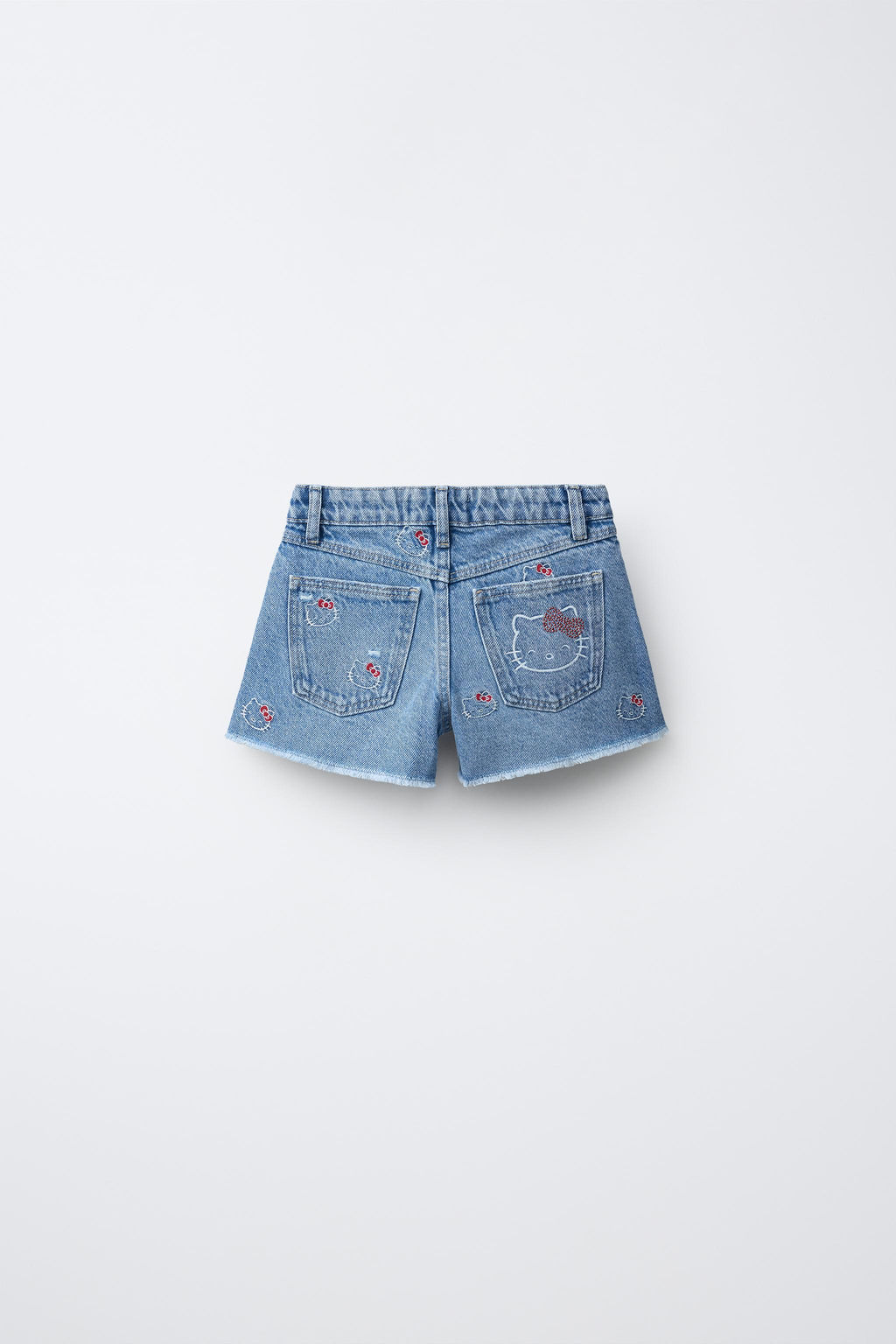 BERMUDA DENIM BORDADOS HELLO KITTY  SANRIO / Azul