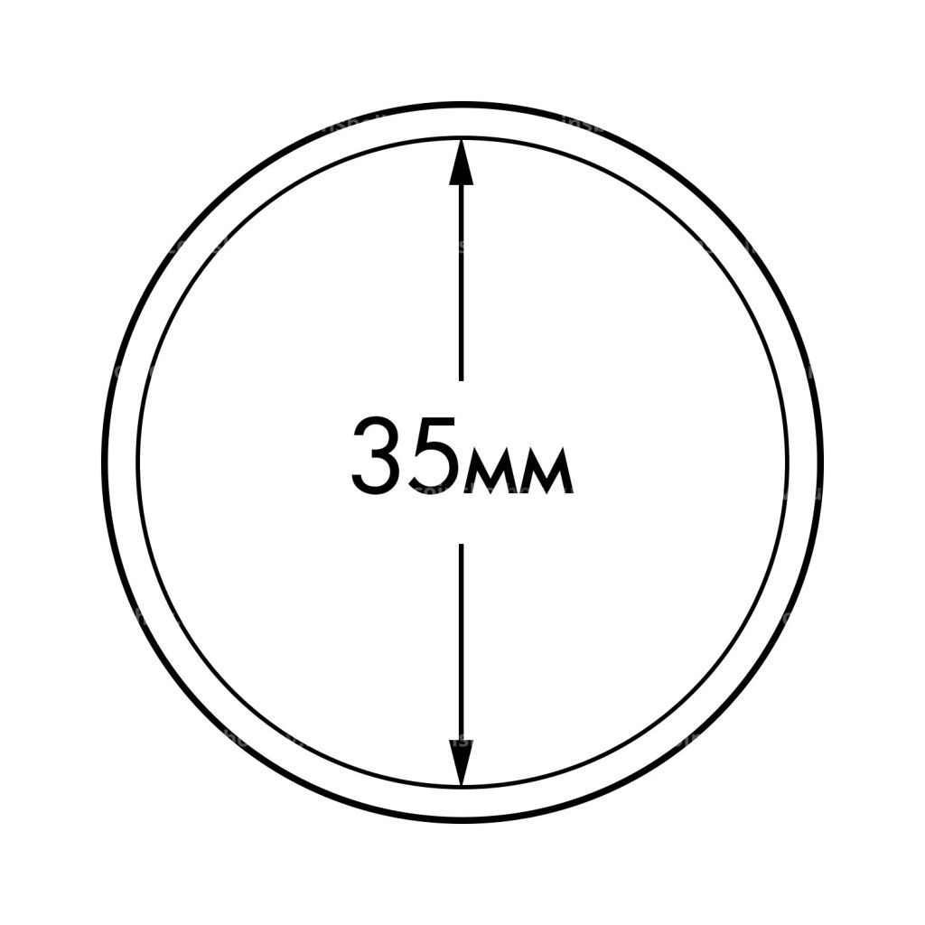 Капсула ULTRA для монет диаметром 35 мм LEUCHTTURM 345043