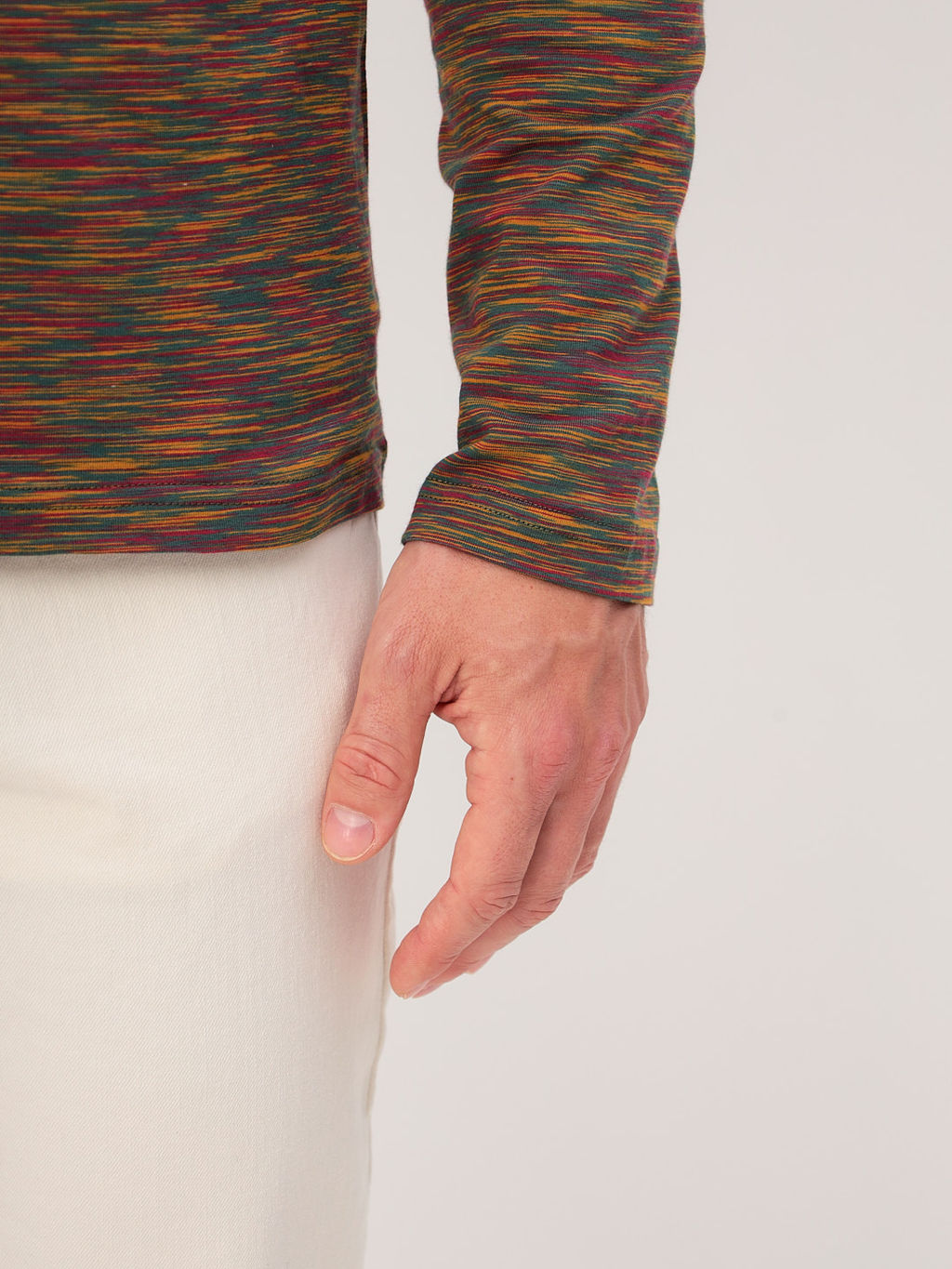 Футболка мужская длинный рукав GREG G165-KM-OR1059 (бордо)  фото 5