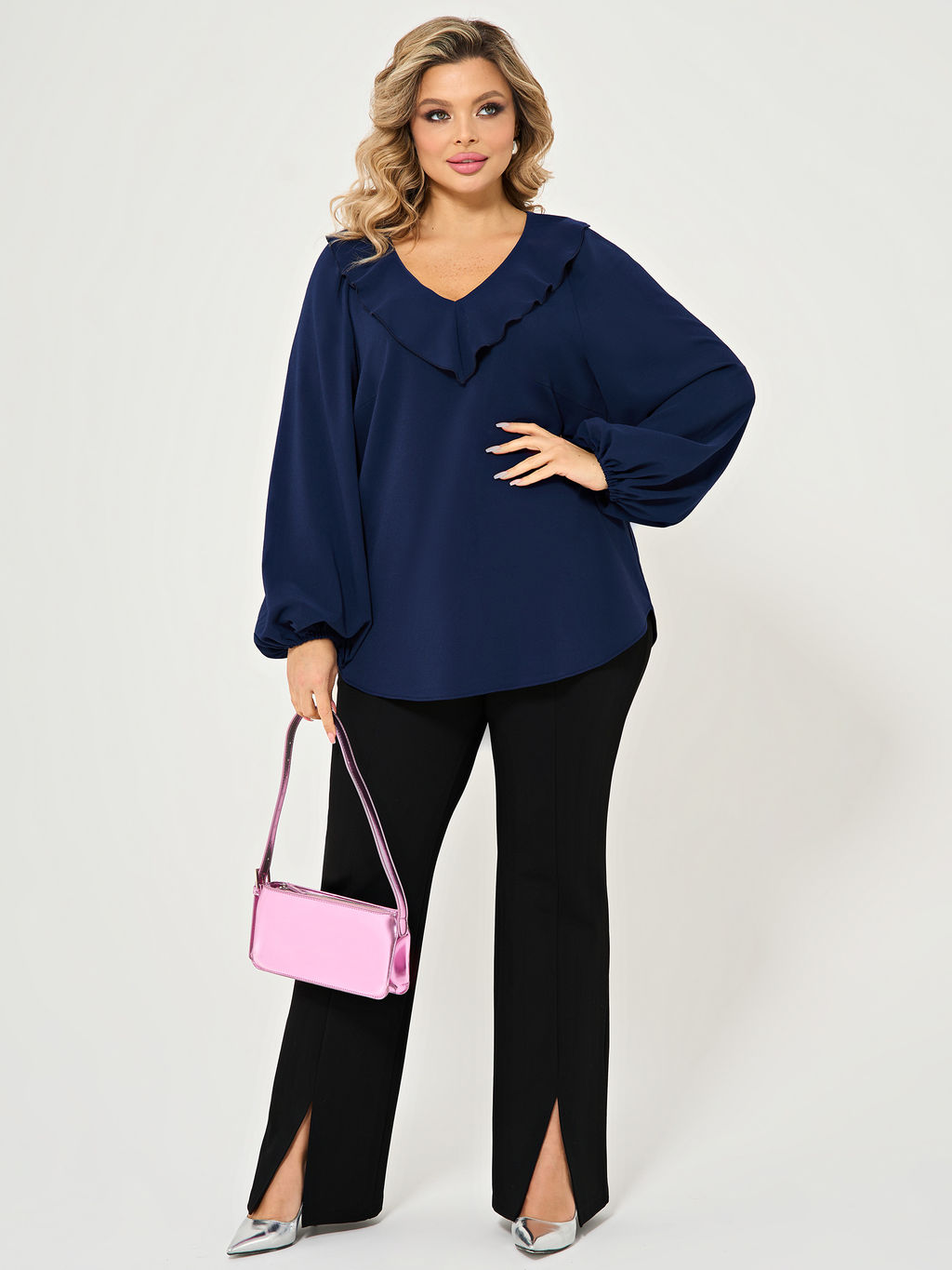 Блузка 0059-26 алый - Dora фото 146