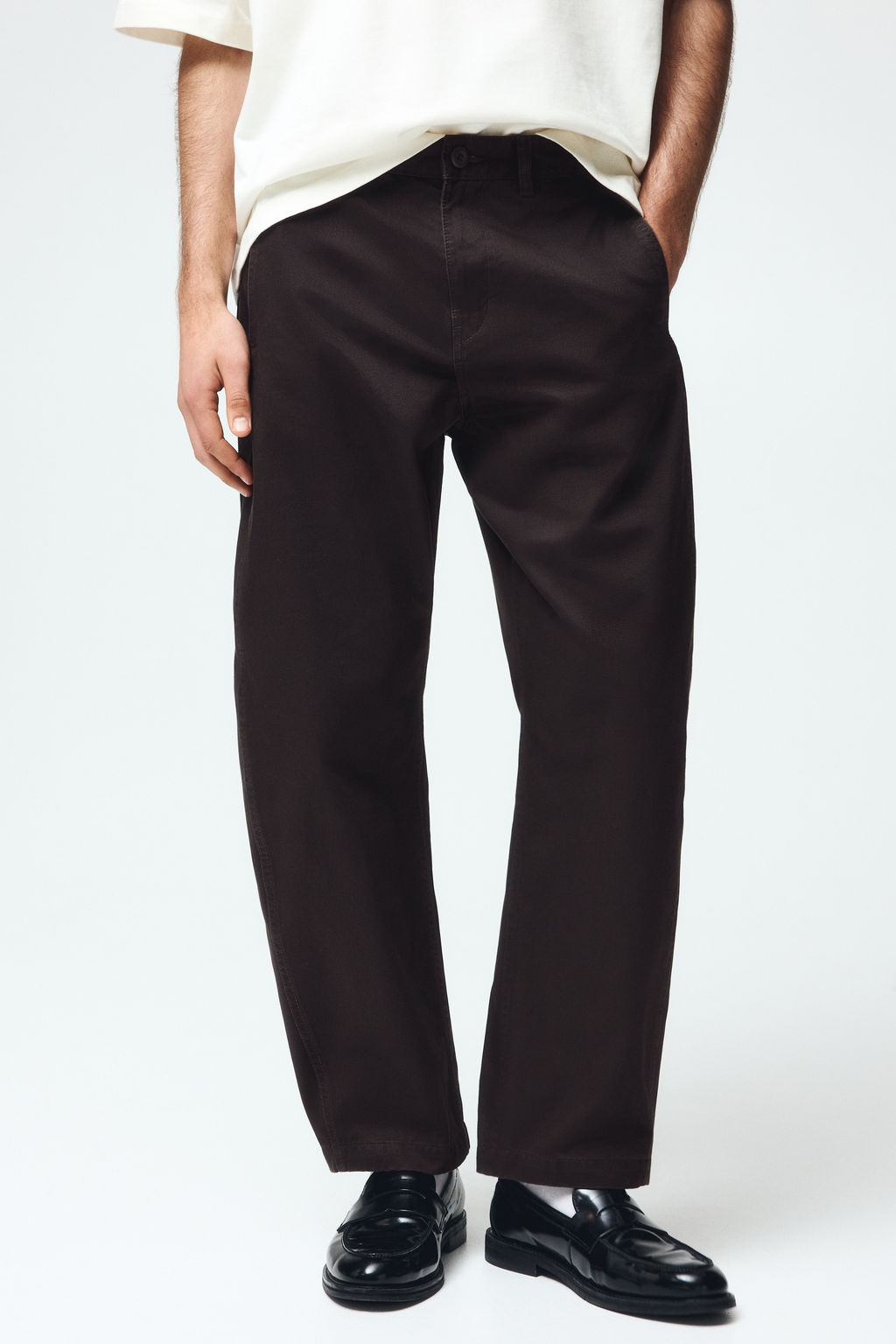 Chinos barrel Relaxed Fit - H&m фото 6