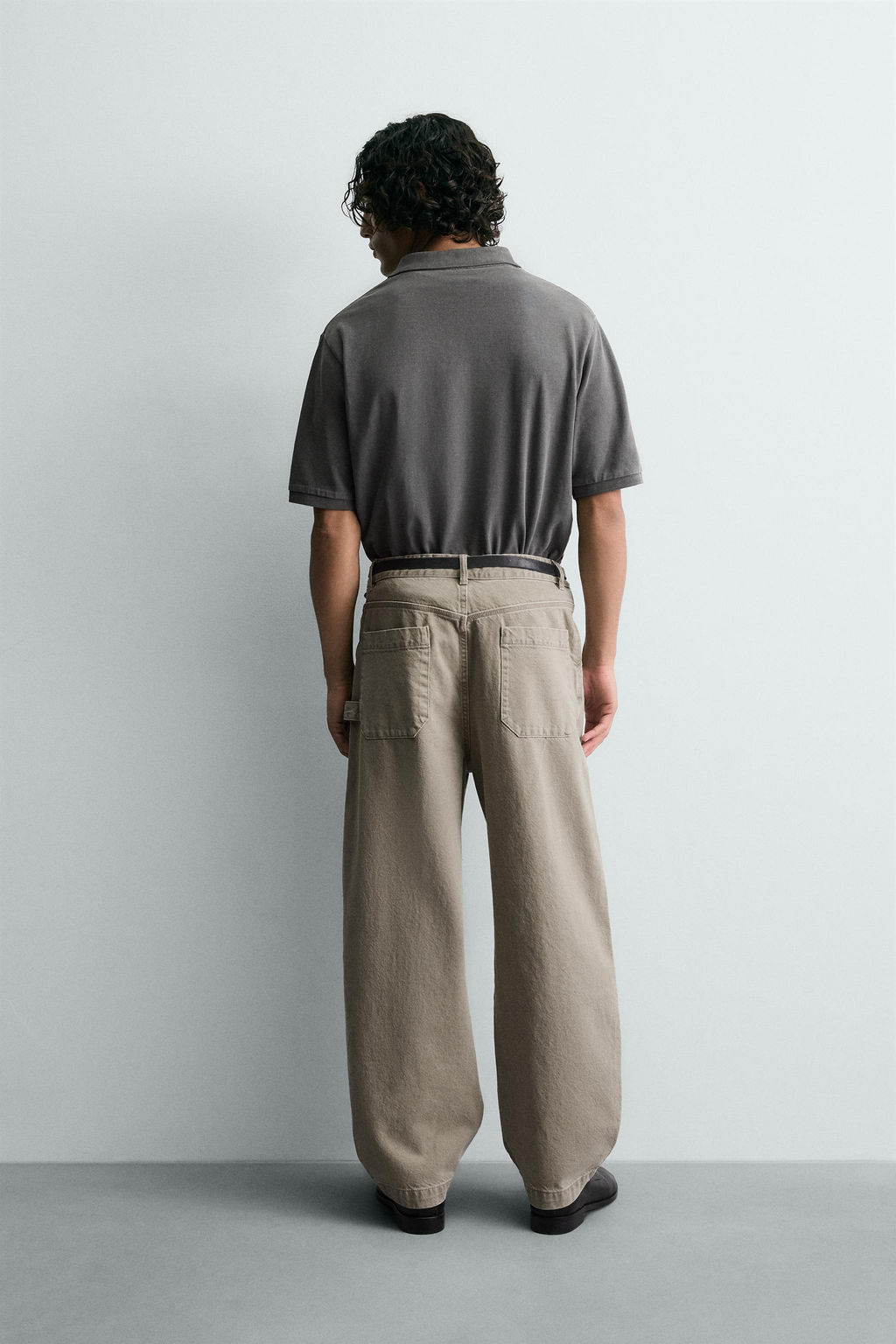 BALLOON FIT WASHED TROUSERS - Zara фото 13