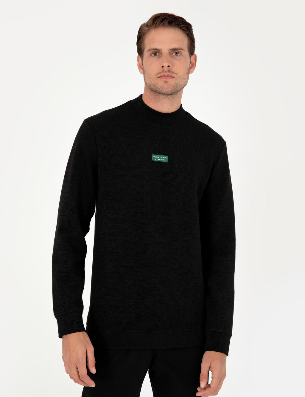 Siyah Regular Fit Sweatshirt - Pierre cardin фото 3
