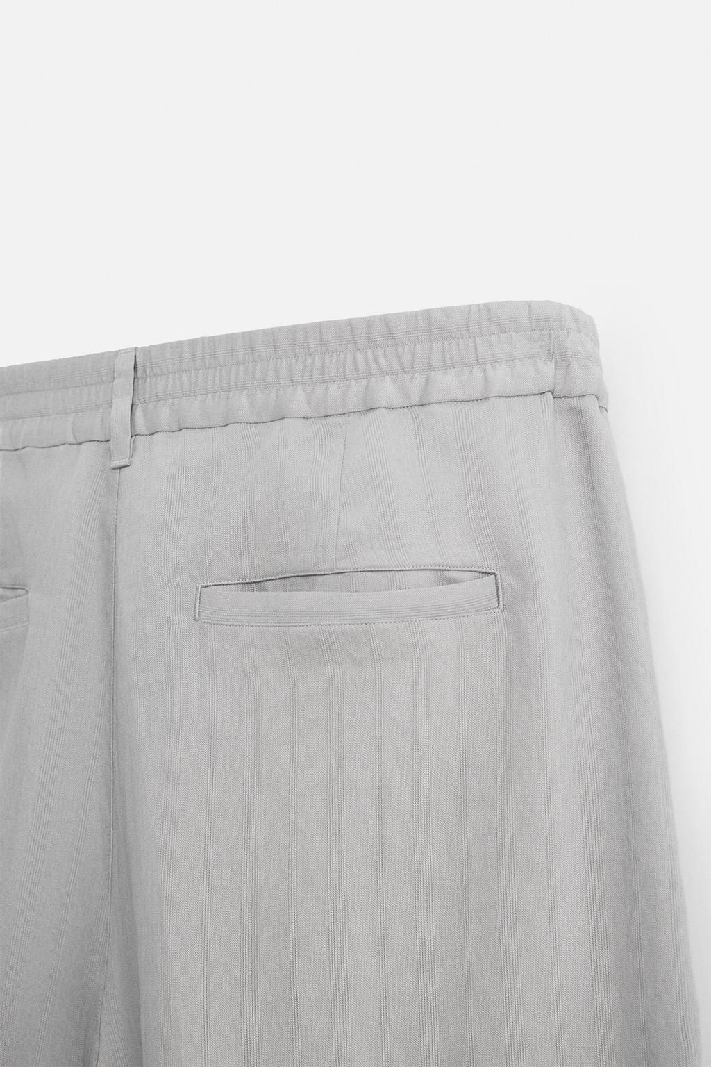 RELAXED FIT FLOWING TROUSERS - Zara фото 4