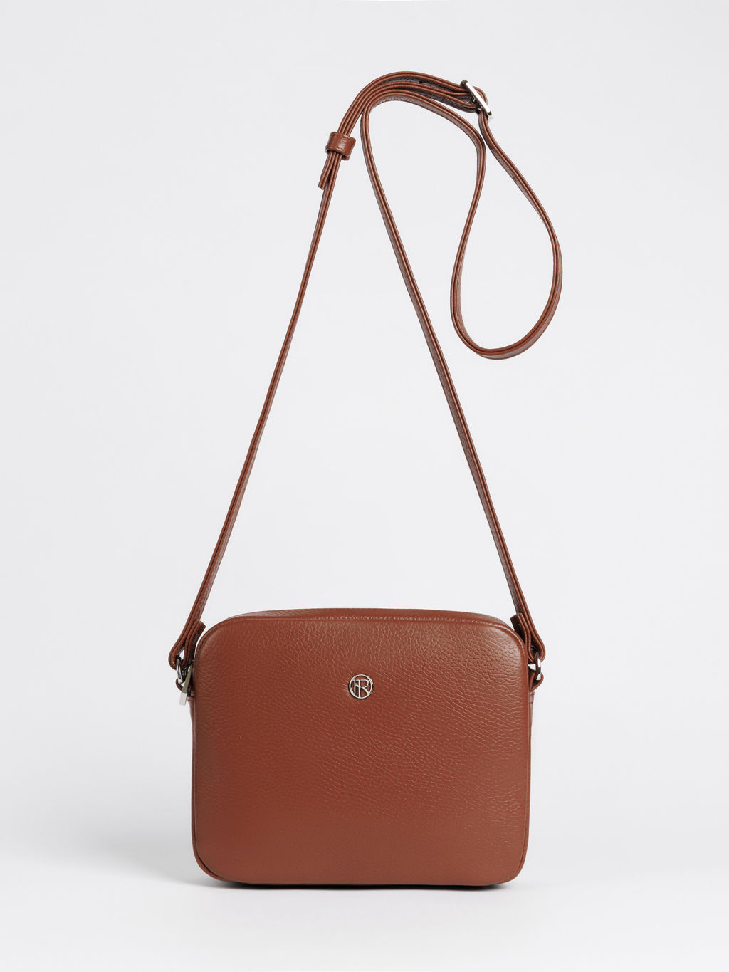 Женская кожаная сумка Richet 3117LN 662 Рыжий