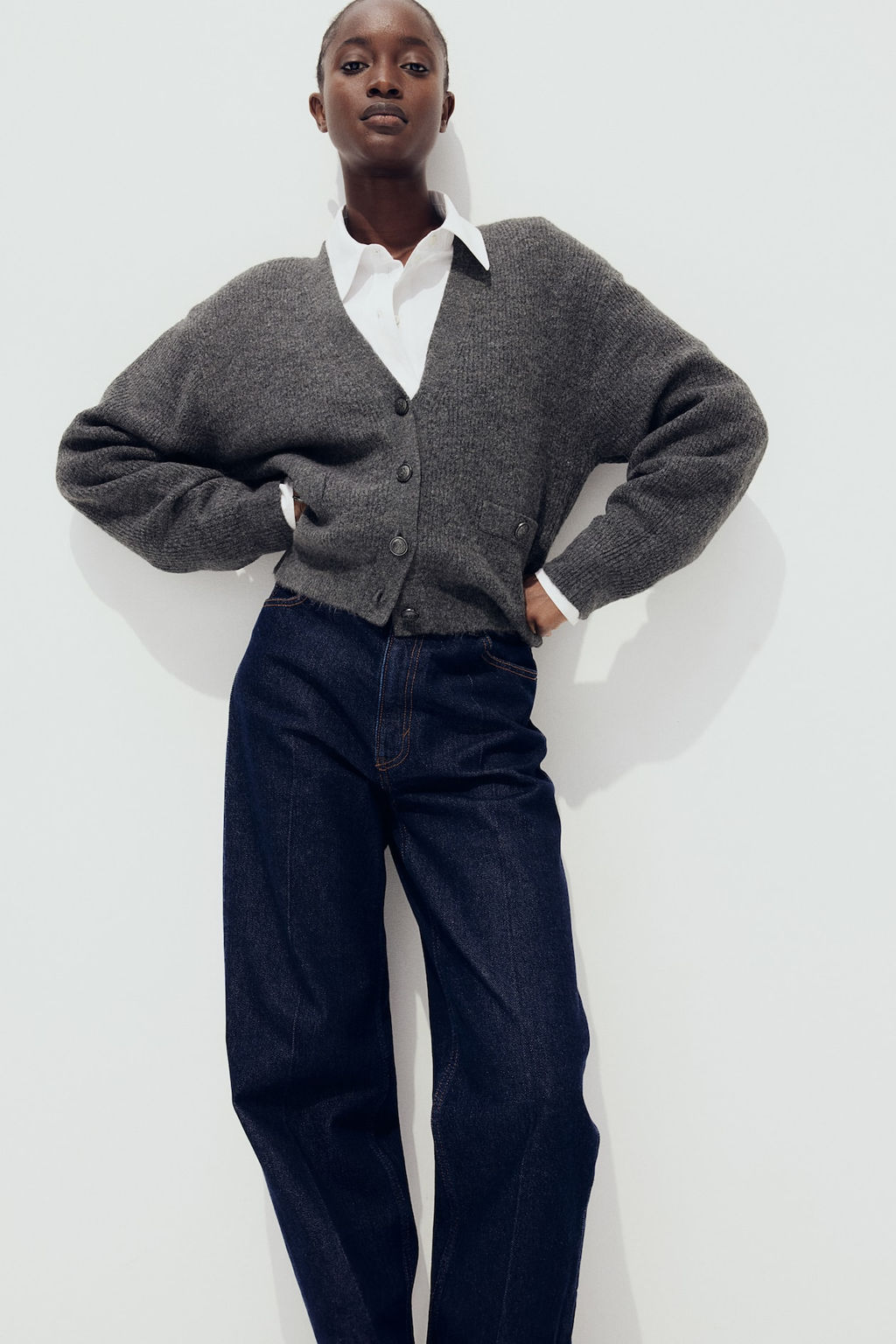 Cardigan en punto de canale