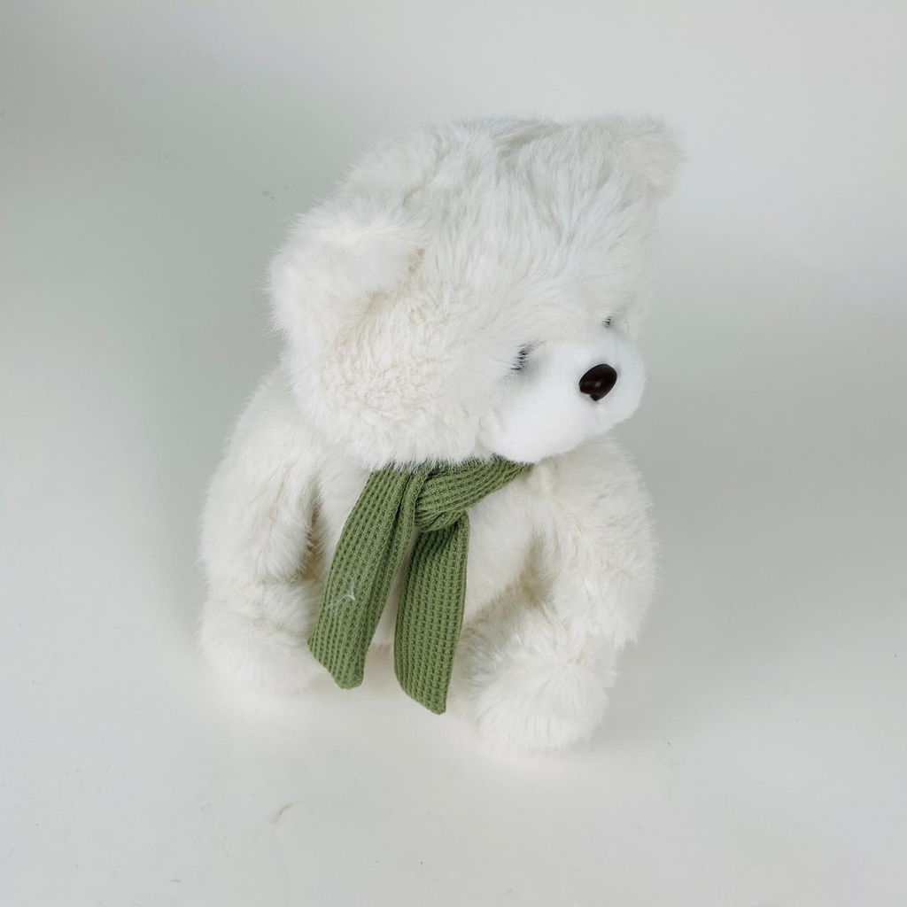 Мягкая игрушка Мишка белый в шарфе 25 см (арт. 1112/25) - Storyland фото 10