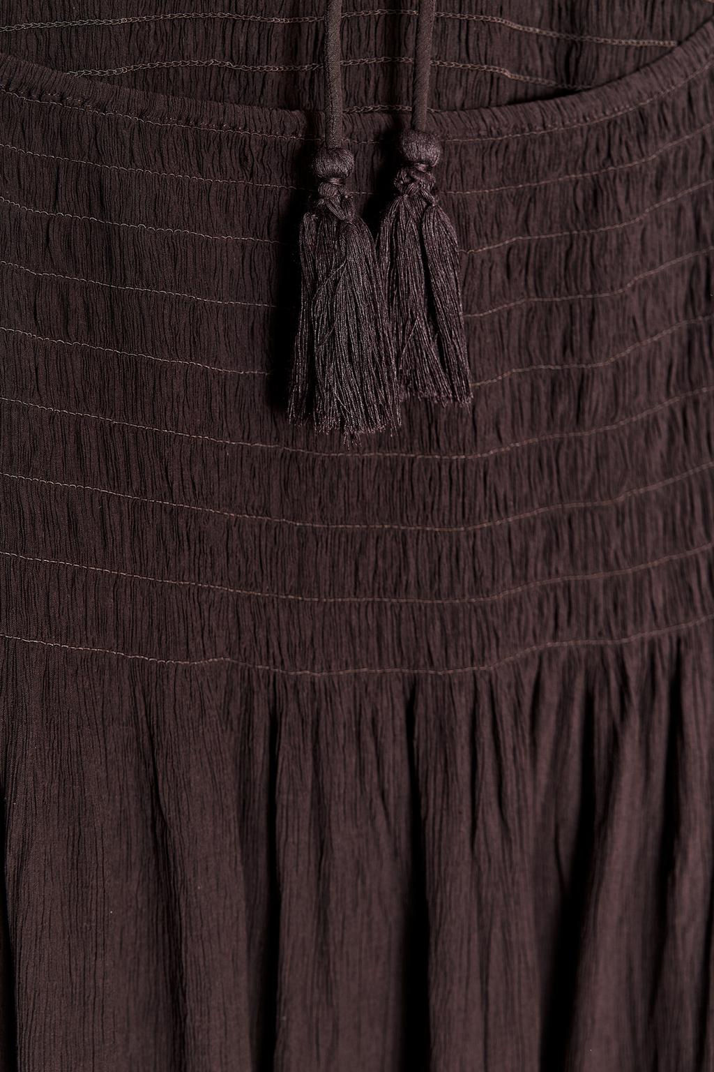 SMOCKED HALTER DRESS - Zara фото 10