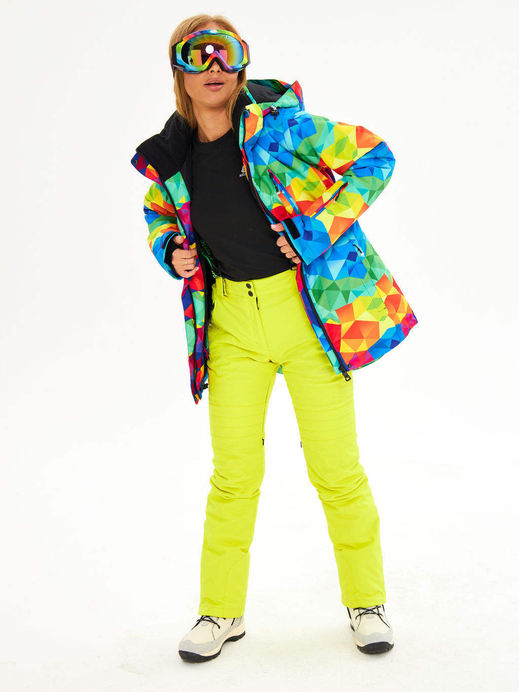 Женская горнолыжная сноубордическая куртка Alpha Endless Ultra Chaleur SNB 423/316_6 Разноцветный  фото 15