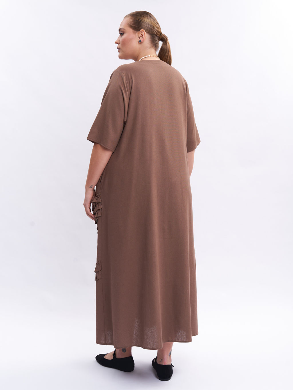 Платье льняное TPP36052BEG18 - Артесса фото 6