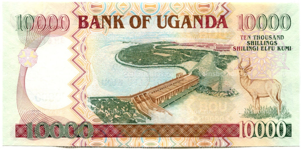 10000 шиллингов 2009 года Уганда