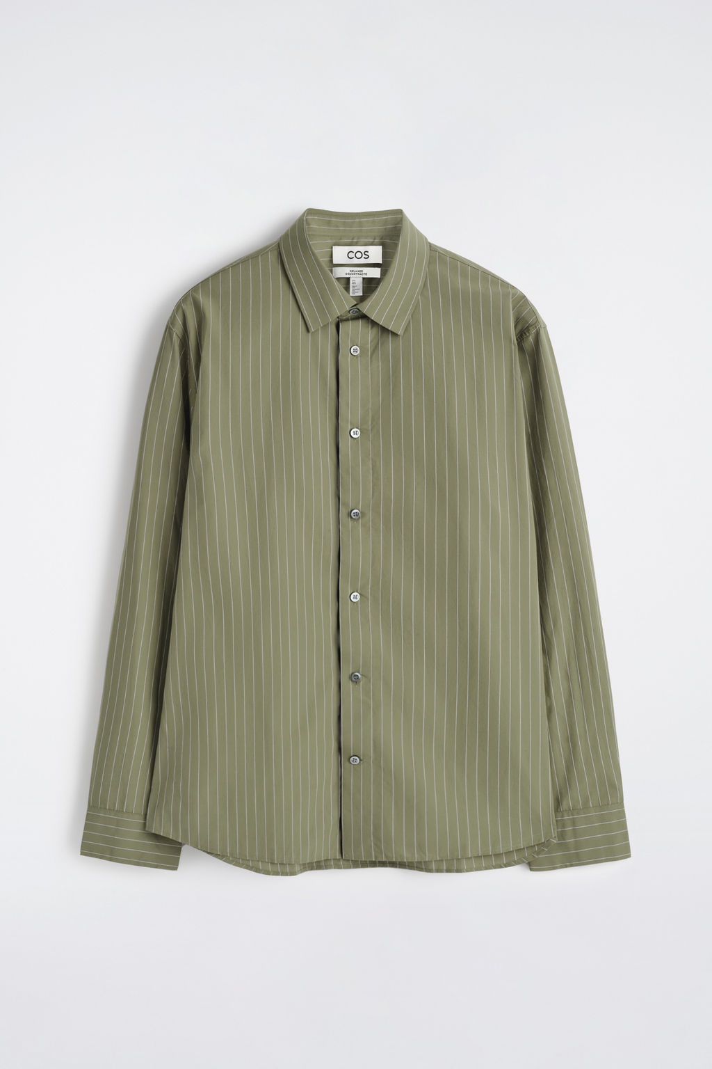 CAMISA DE POPEL?N DE ALGOD?N PIMA RELAXED FIT - H&m фото 4