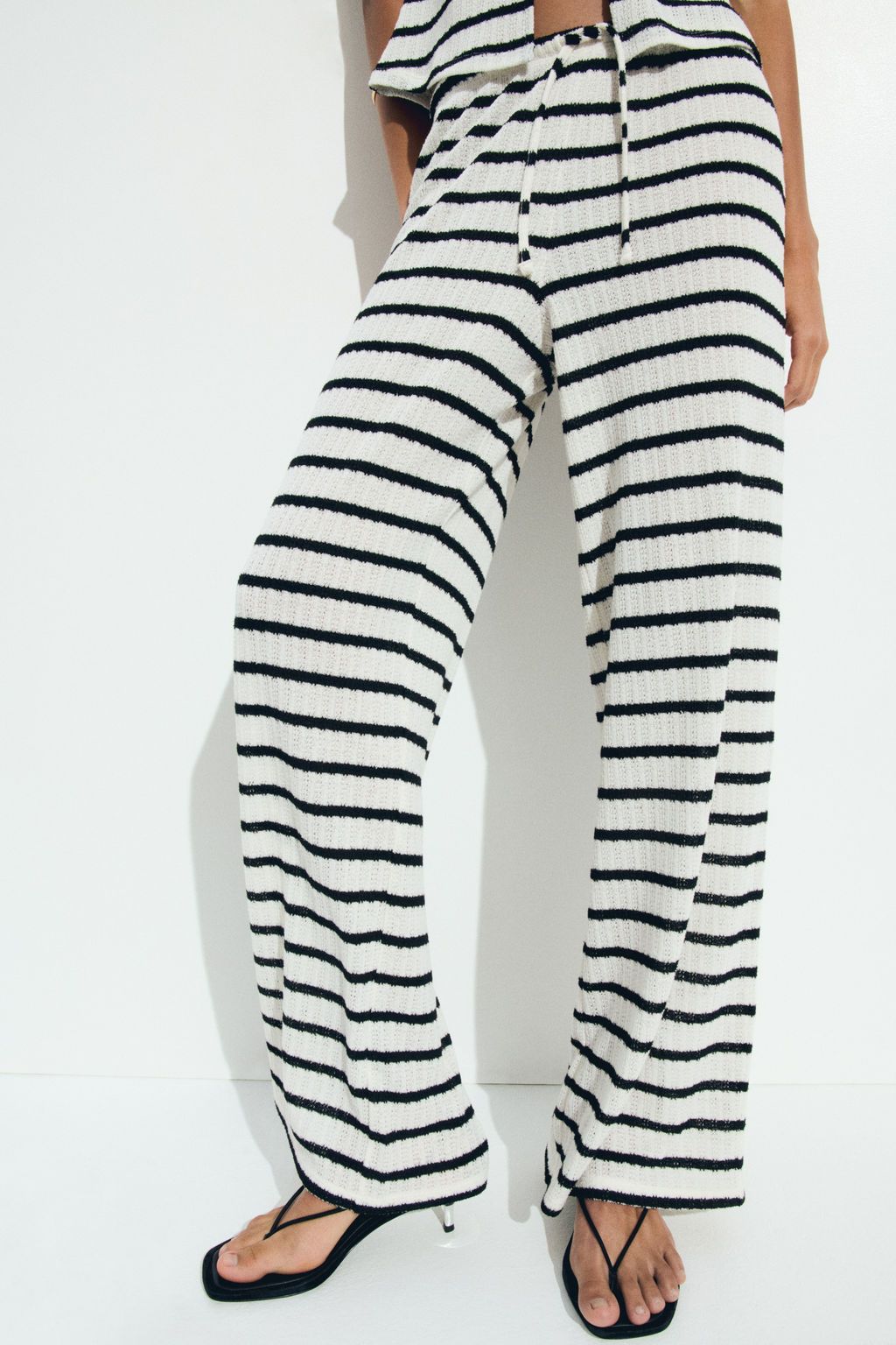 Pantal?n de punto con cord?n de ajuste - H&m фото 7