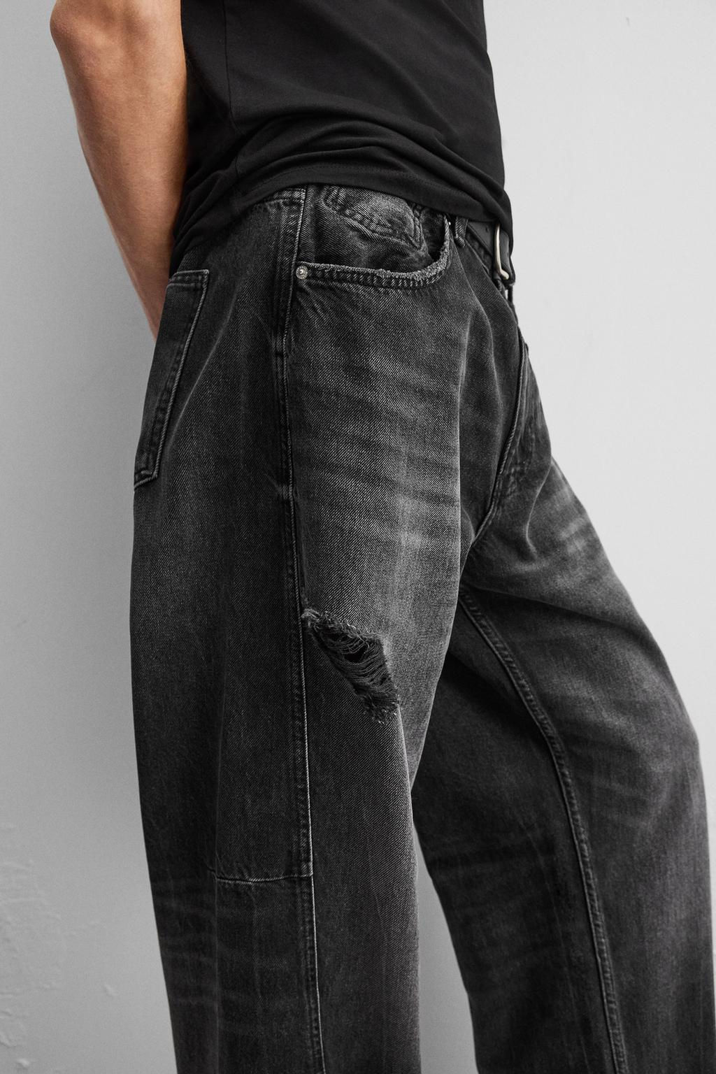 BAGGY JEANS WITH SEAM DETAIL - Zara фото 16