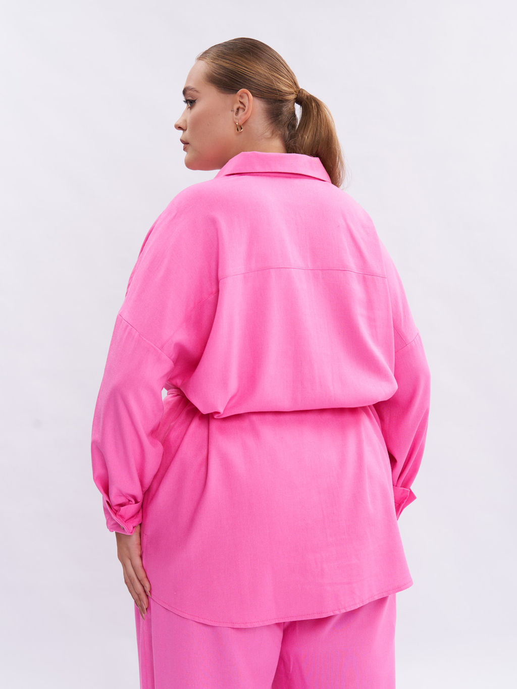 Рубашка льняная TBL28352PIN36 - Артесса фото 7