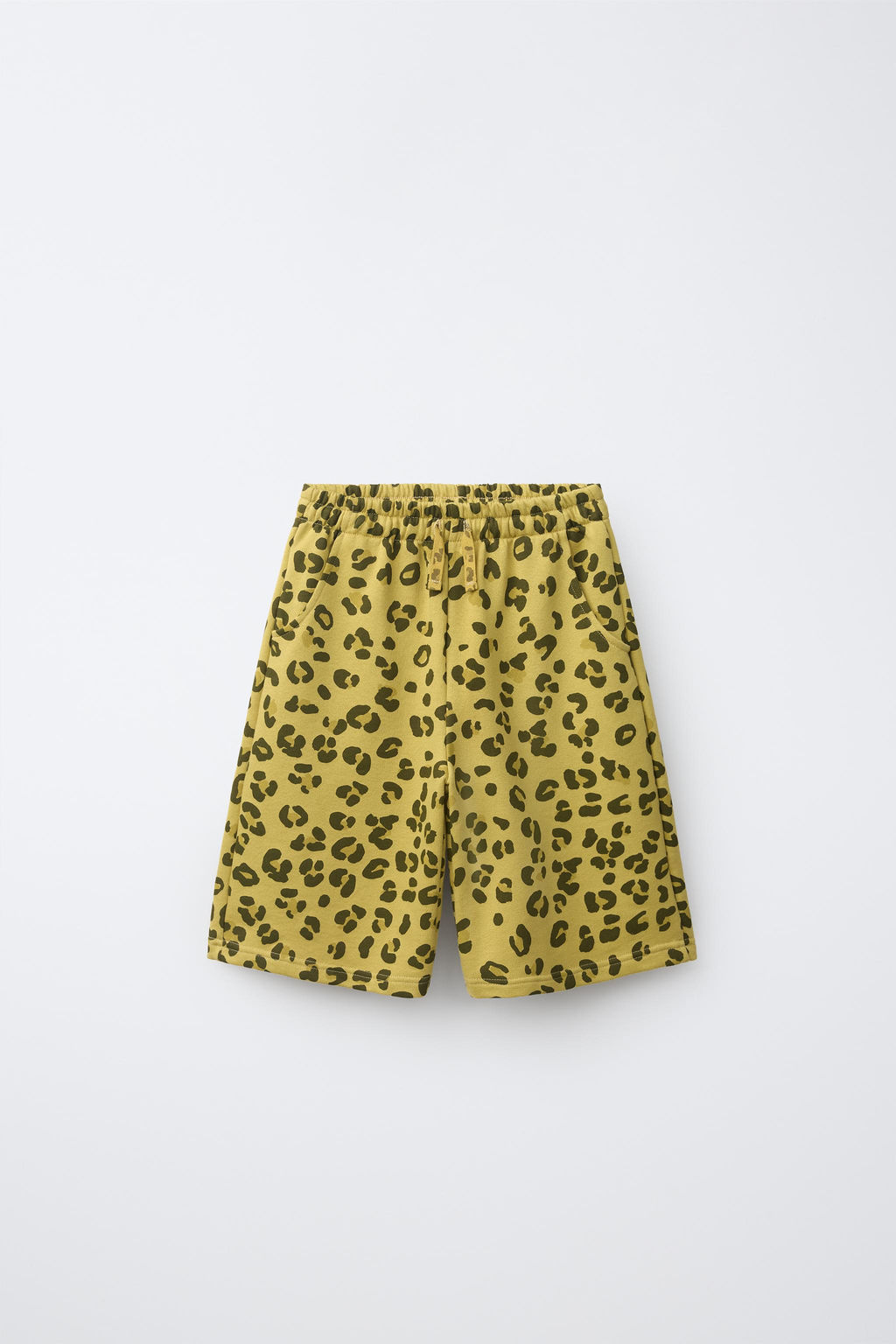 BERMUDA FELPA ANIMAL PRINT / Amarillo - Zara фото 5