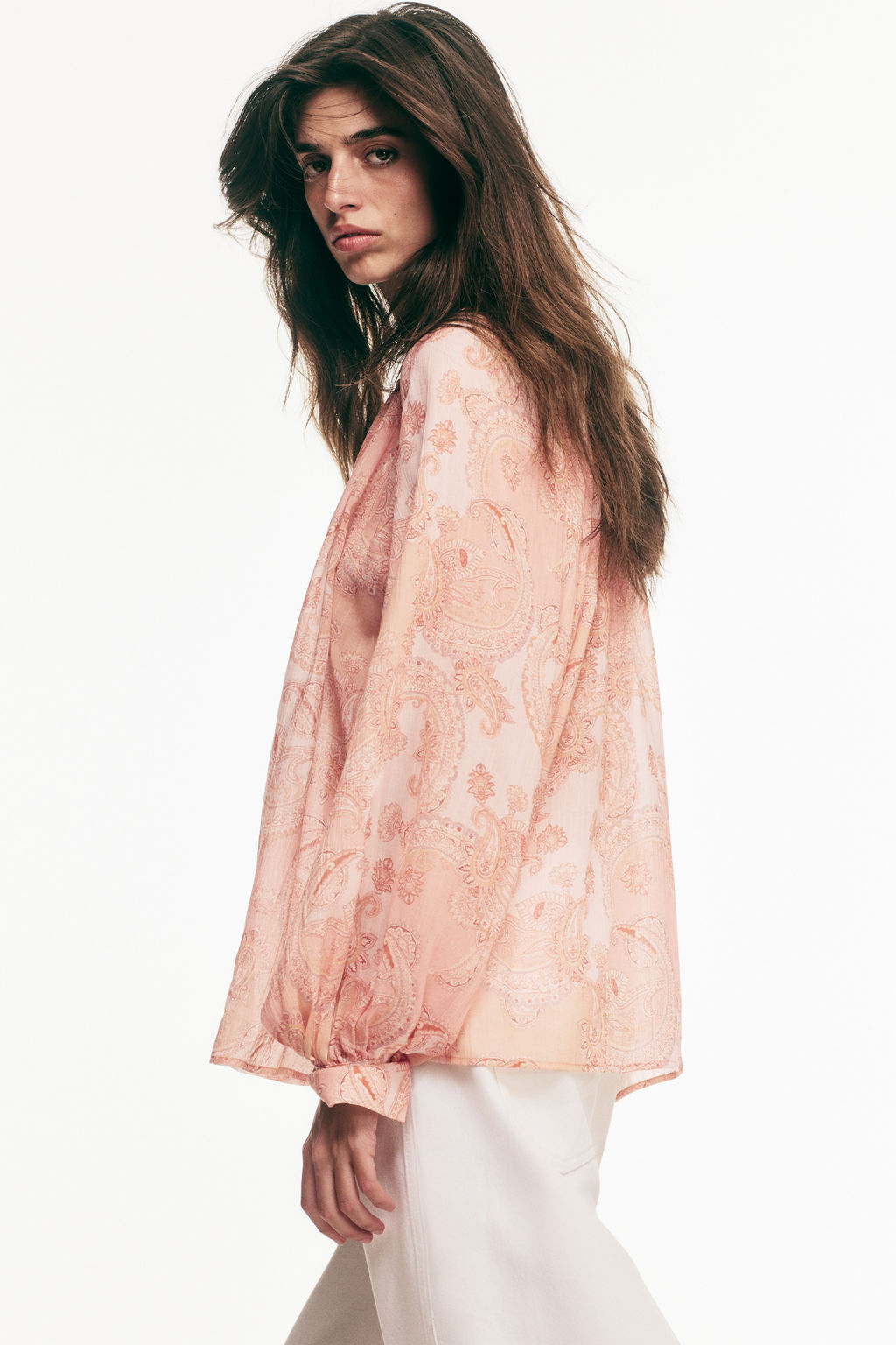 Blusa oversize de lyocell - H&m фото 5