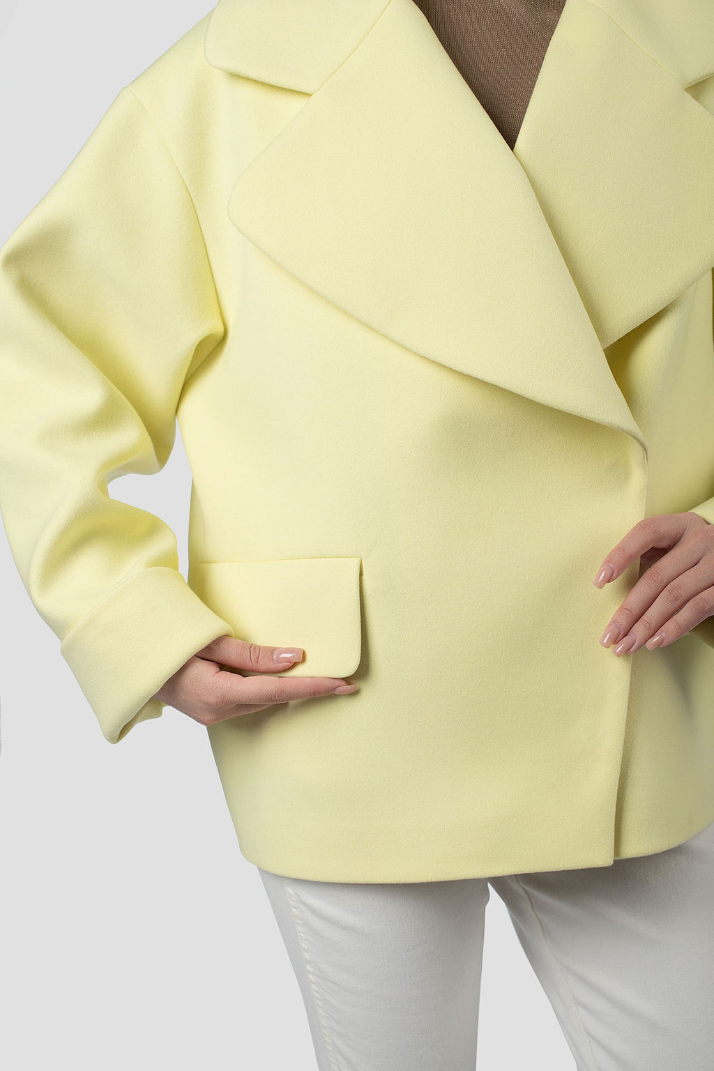 01-12236 Пальто женское демисезонное - El podio фото 7