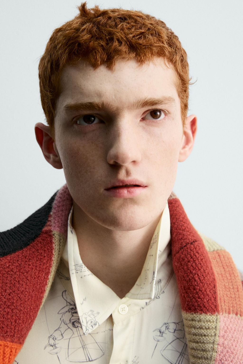 SILK - VISCOSE PETER PAN CHARACTERS SHIRT HARRY LAMBERT FOR ZARA фото 6