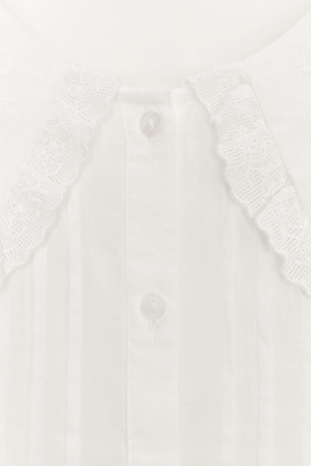 EMBROIDERED PETER PAN COLLAR SHIRT - Zara фото 8