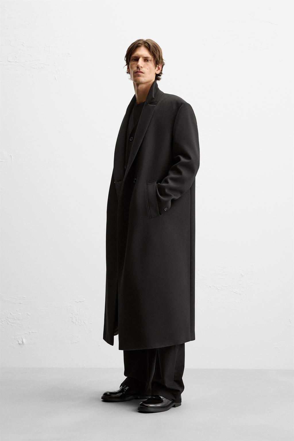 LONG TEXTURED COAT - Zara фото 4