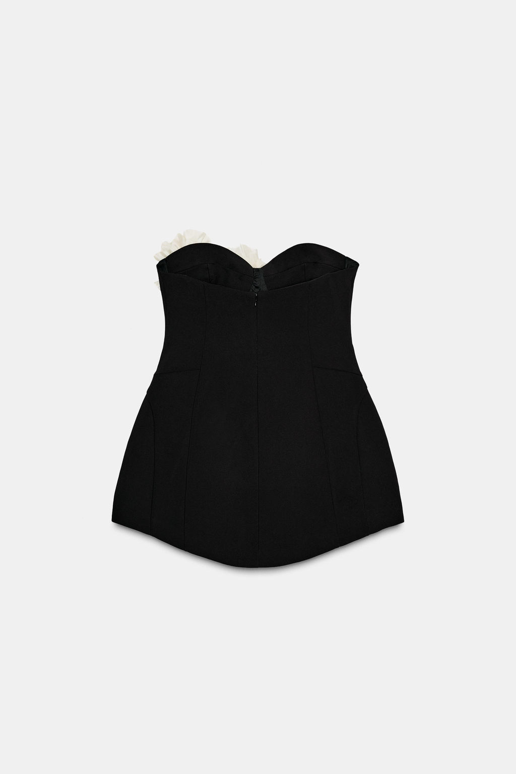 CONTRAST FLORAL BANDEAU DRESS - Zara фото 7