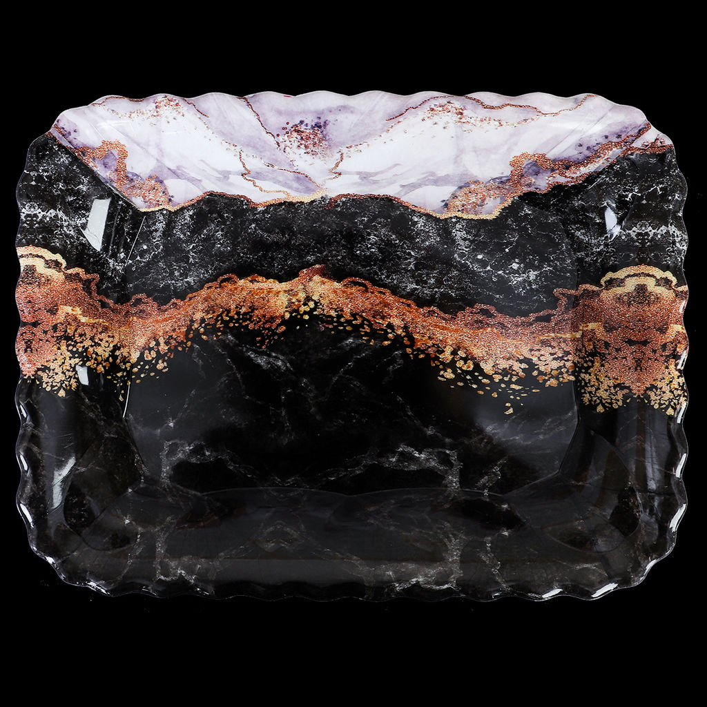 Поднос прямоугольный 37х25,5 см / 3526 /уп 100/ - ГалеонТрейд фото 8